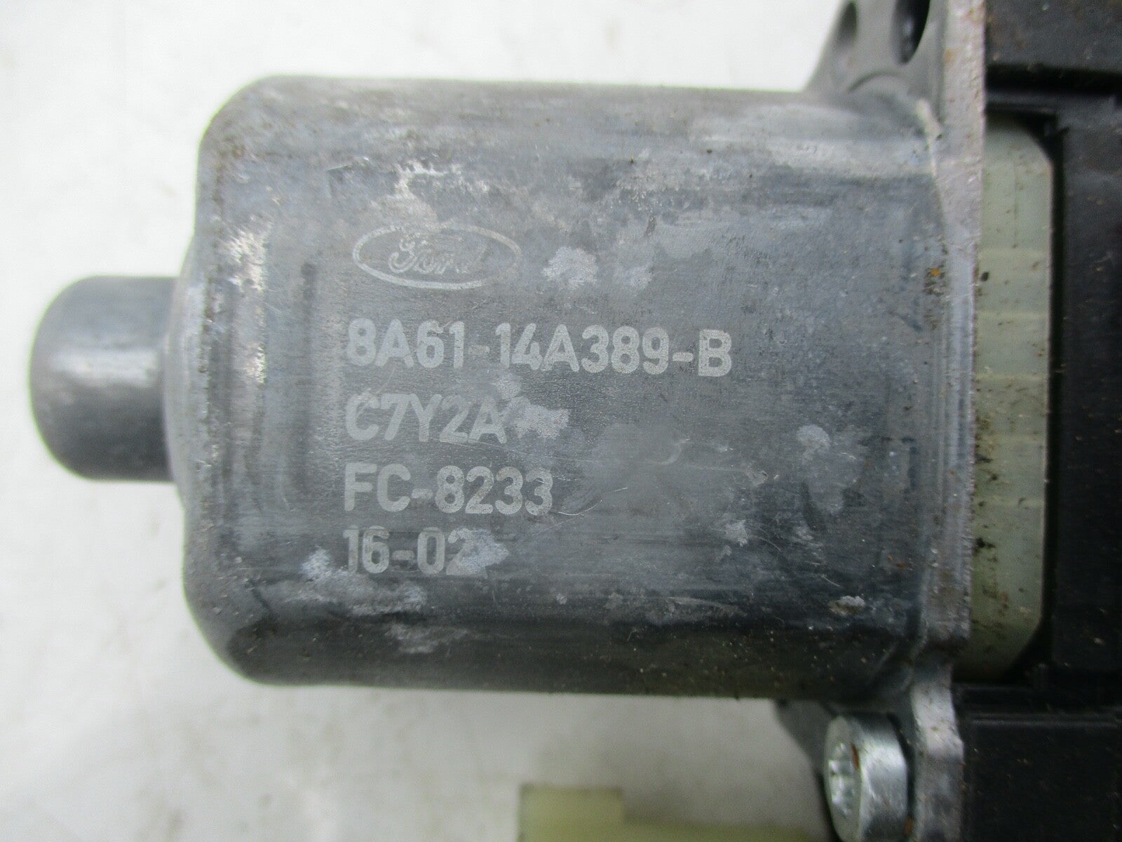 FORD FIESTA MK7 2011 NSF PASSENGER FRONT WINDOW REGULATOR MOTOR 8A6114A389B