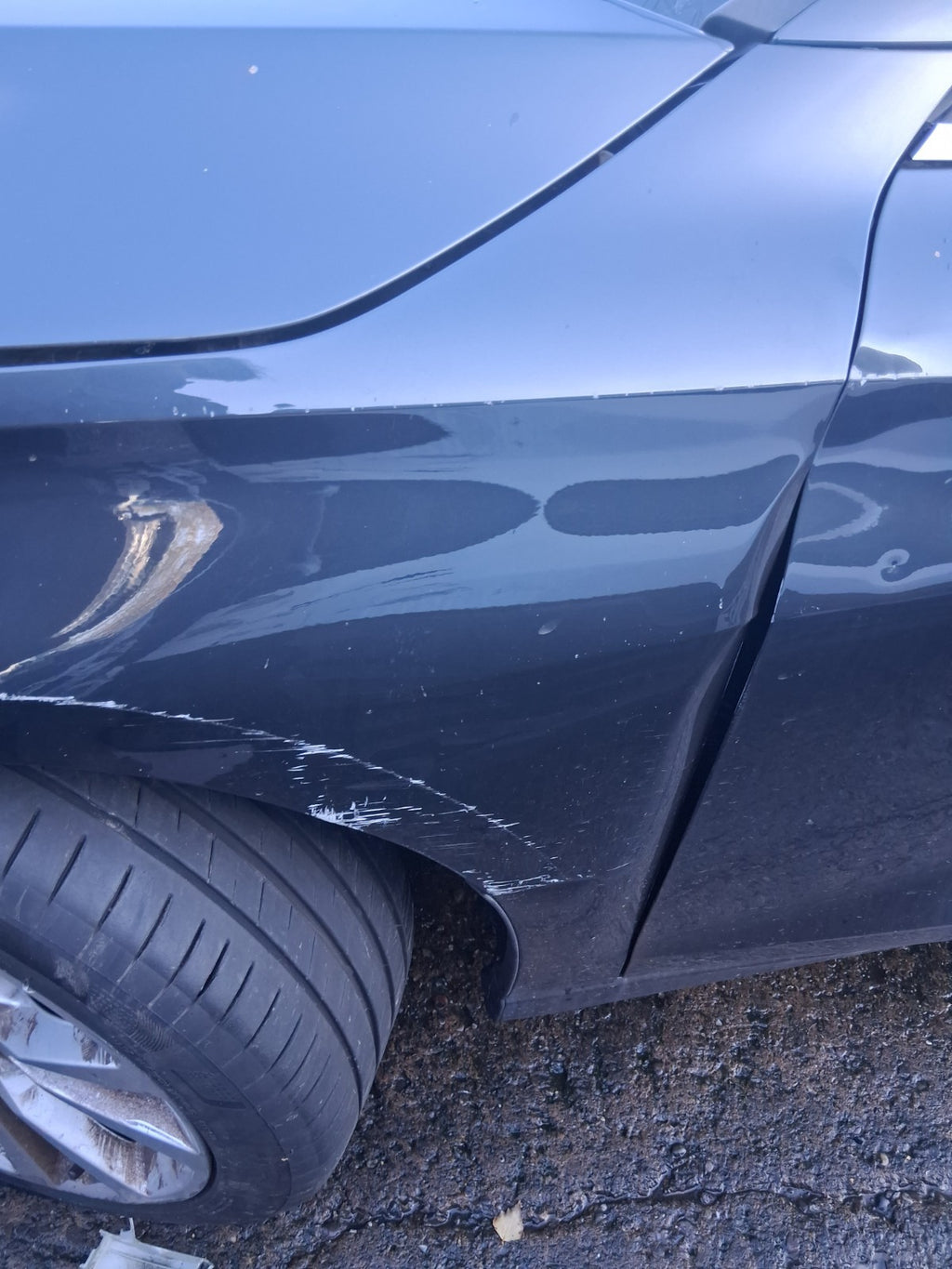 2025 AUDI A3 8Y HATCHBACK FACELIFT NSF PASSENGER SIDE LEFT WING PANEL GREY LX7L