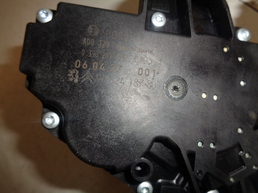 PEUGEOT 207 2007 REAR WINDSCREEN WIPER MOTOR MECHANISM 9652418780