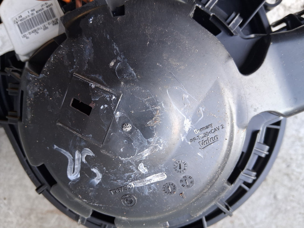 2016 BMW 1 SERIES F20 LCI HEATER BLOWER MOTOR FAN T967354