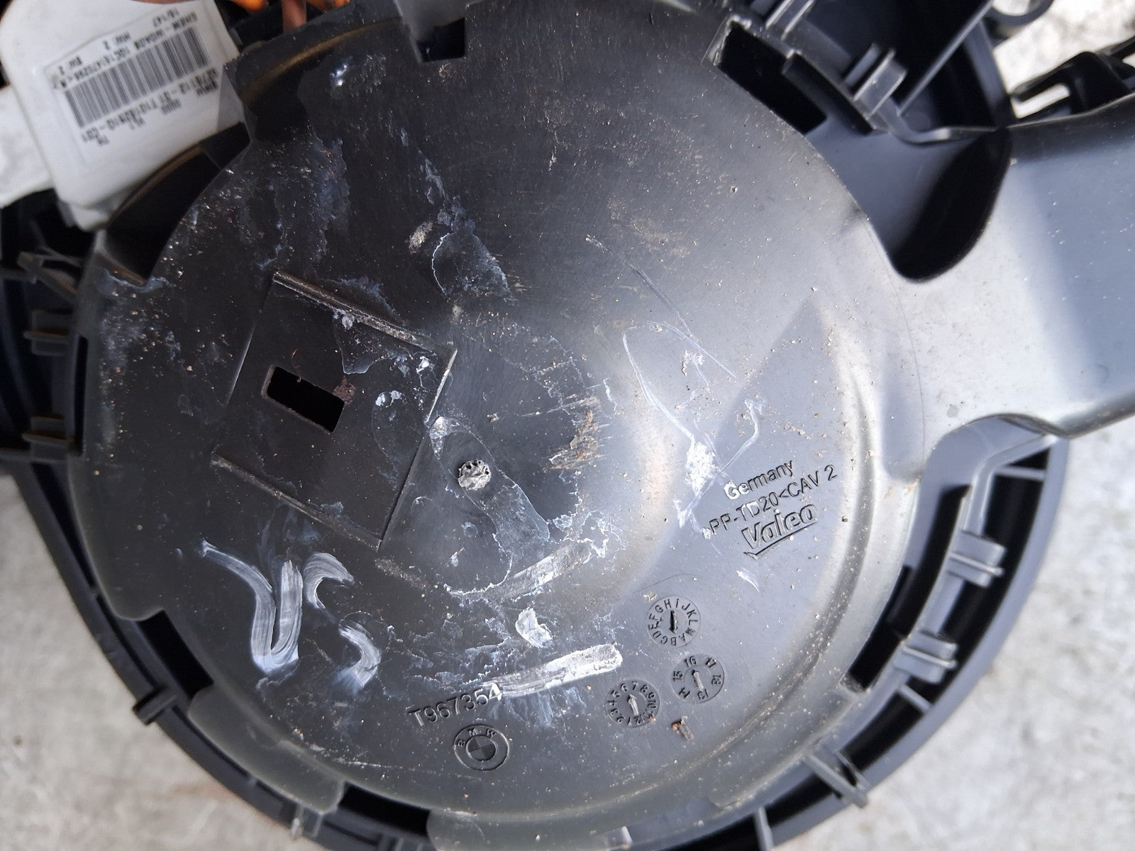 2016 BMW 1 SERIES F20 LCI HEATER BLOWER MOTOR FAN T967354