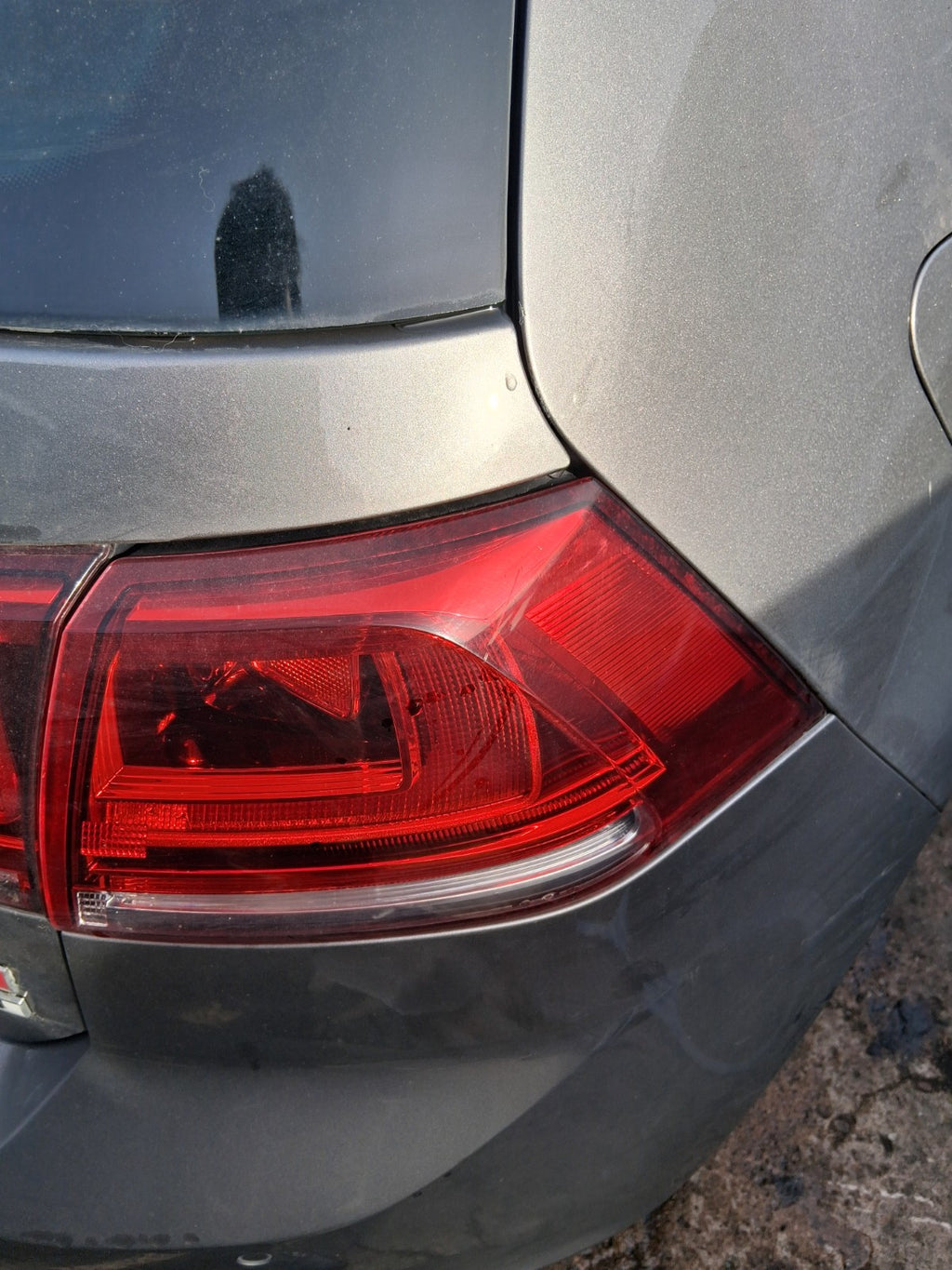 2016 VOLKSWAGEN GOLF MK7 OSR DRIVER SIDE REAR RIGHT OUTER TAIL LIGHT