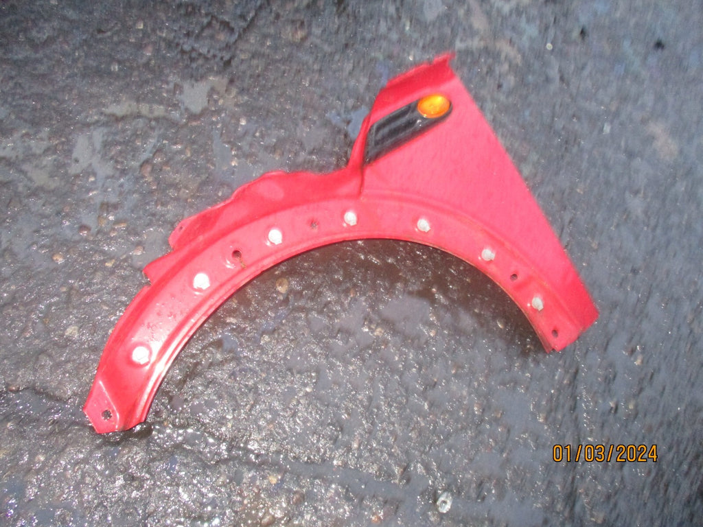 BMW MINI COOPER CLUBMAN 2011 R55 NSF PASSENGER SIDE WING PANEL CHILI RED 851