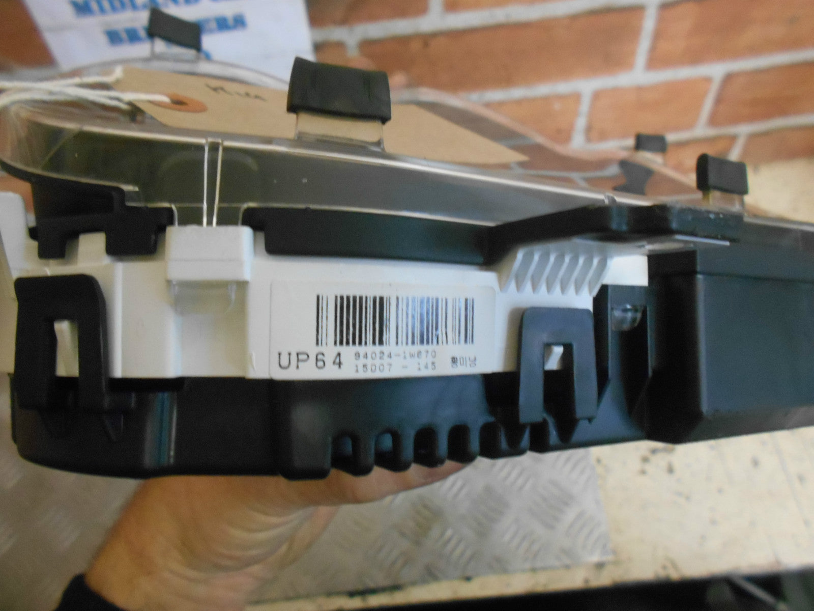 KIA RIO MK3 2015 1.25 CLOCKS SPEEDO INSTRUMENT CLUSTER 94024-1W670