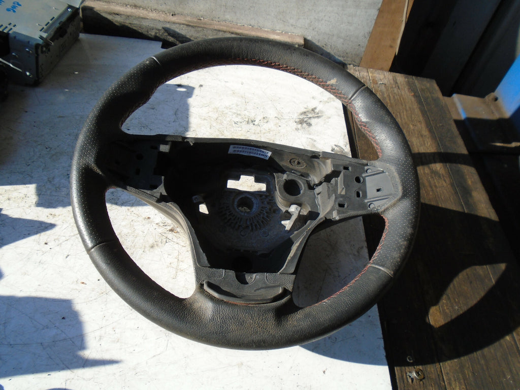 VAUXHALL CORSA D 2013 FACELIFT MULTIFUNCTION LEATHER STEERING WHEEL 13338050