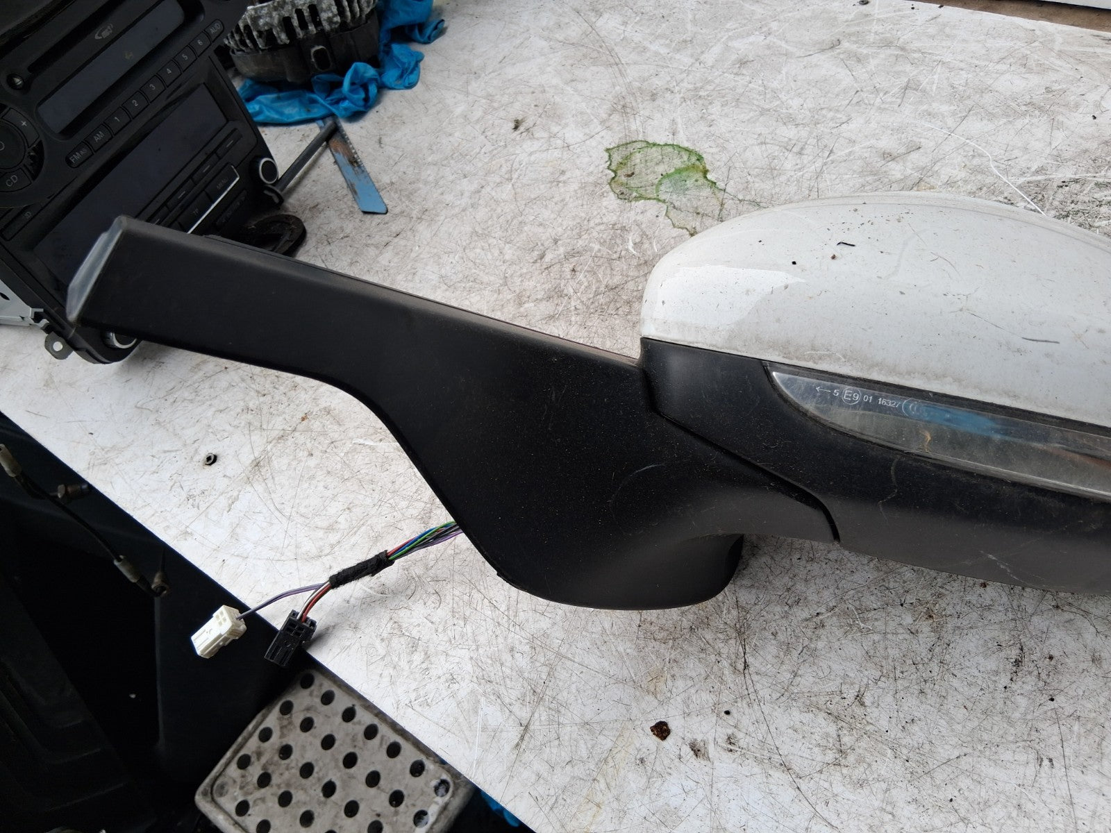 2021 CITROEN C3 MK3 NSF PASSENGER SIDE FRONT ELECTRIC WING MIRROR WHITE