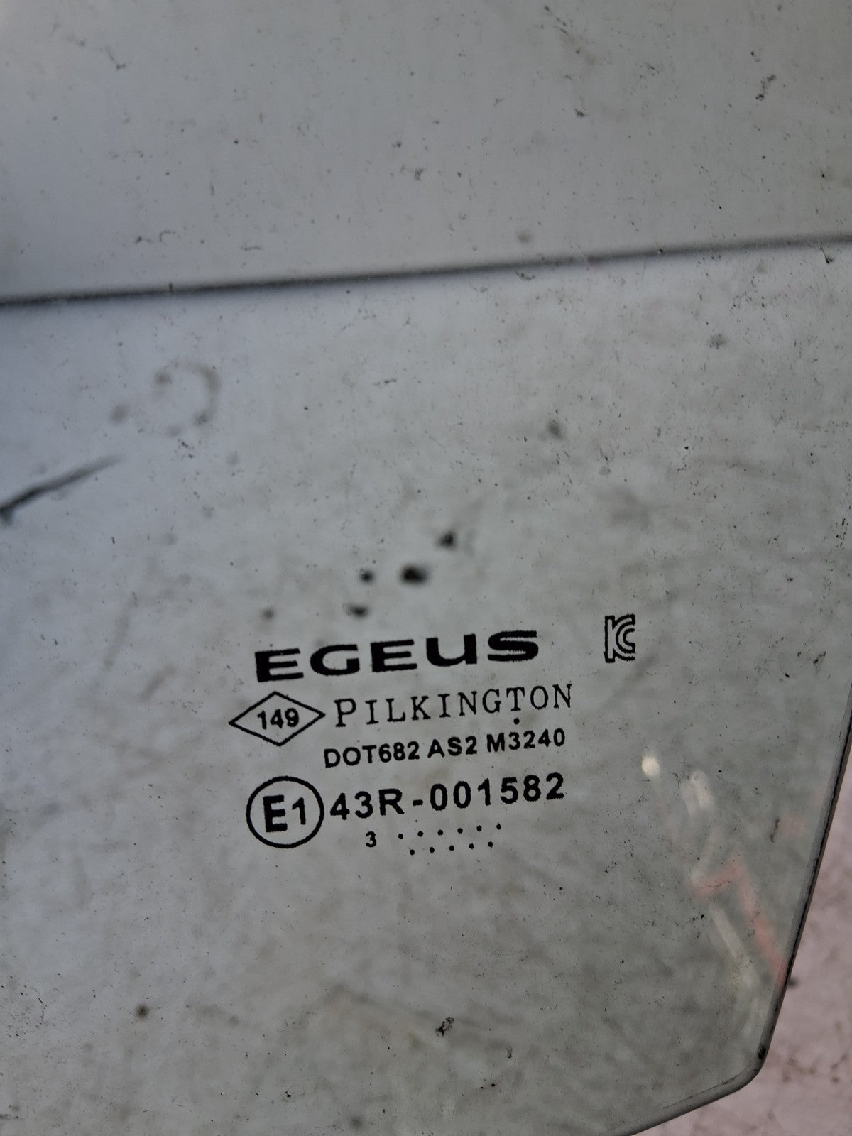 2023 RENAULT MASTER MK3 LEFT PASSENGER NEAR SIDE TEMPERED GLASS WINDOW 43R001582