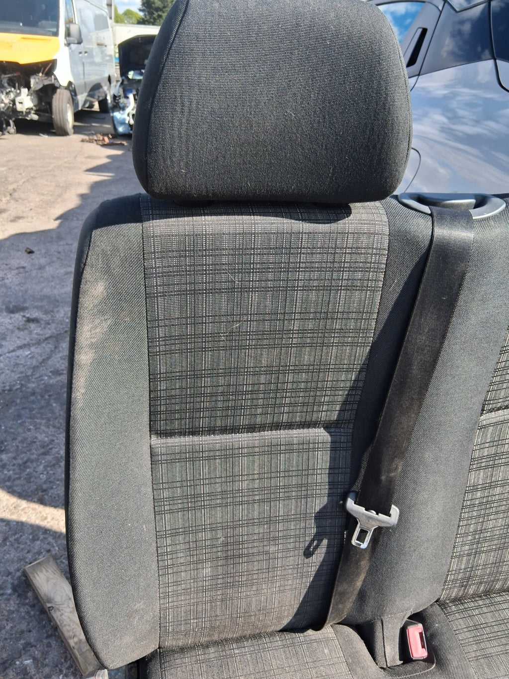 2016 MERCEDES SPRINTER W906 NSF PASSENGER SIDE FRONT SEAT WITH BASE