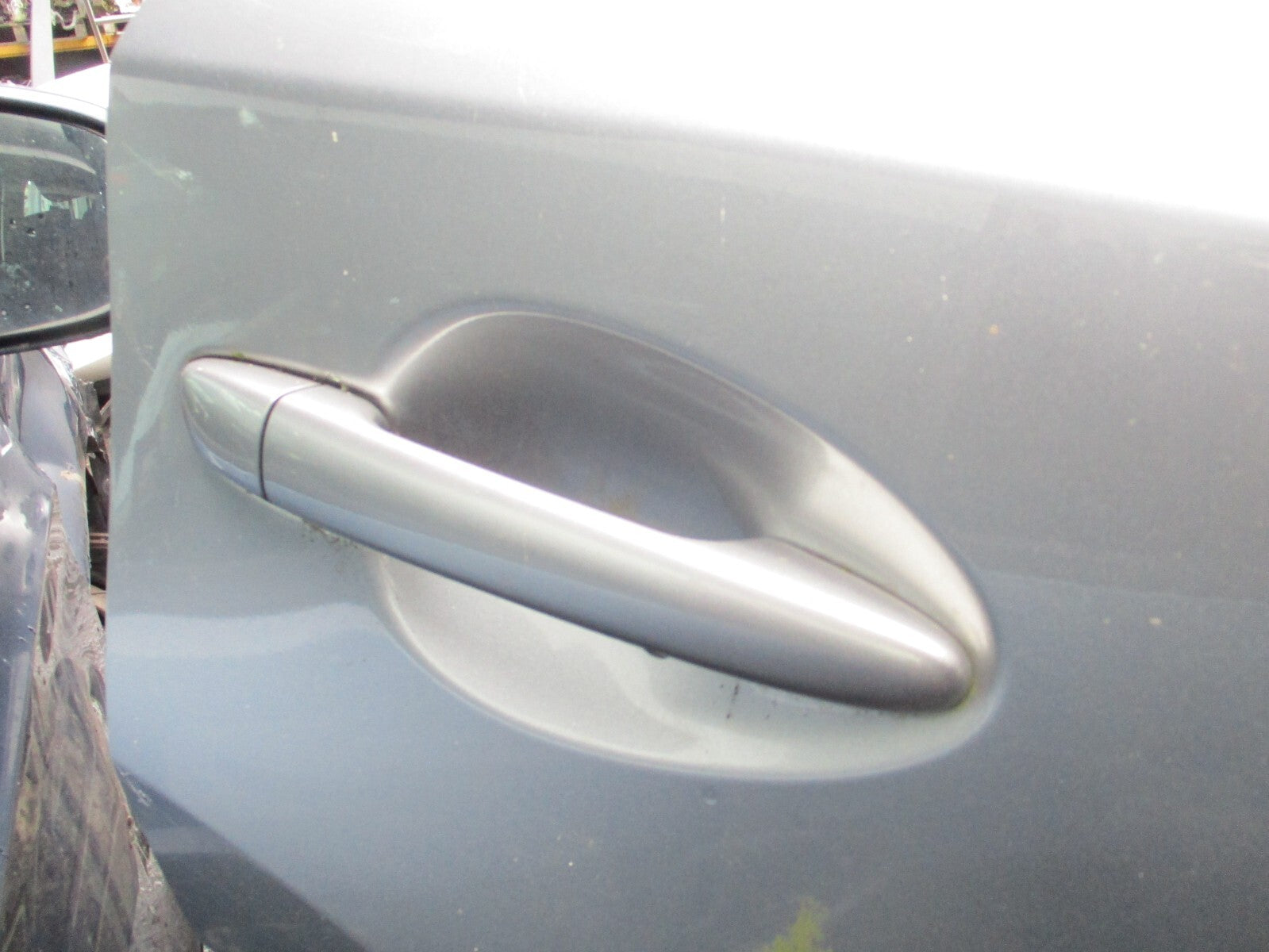 2013 MAZDA CX 5 MK1 OSR DRIVER SIDE REAR EXTERIOR DOOR HANDLE SILVER P38
