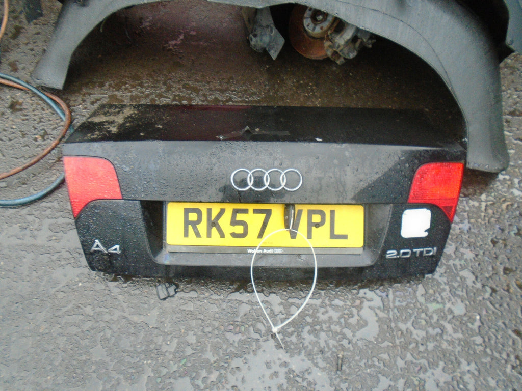 AUDI A4 2007 B7 REAR COMPLETE BOOTLID TAILGATE BLACK