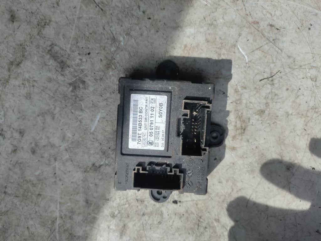 FORD MONDEO MK4 2007 OSF DRIVER SIDE DOOR MODULE 7G9T14B533BC