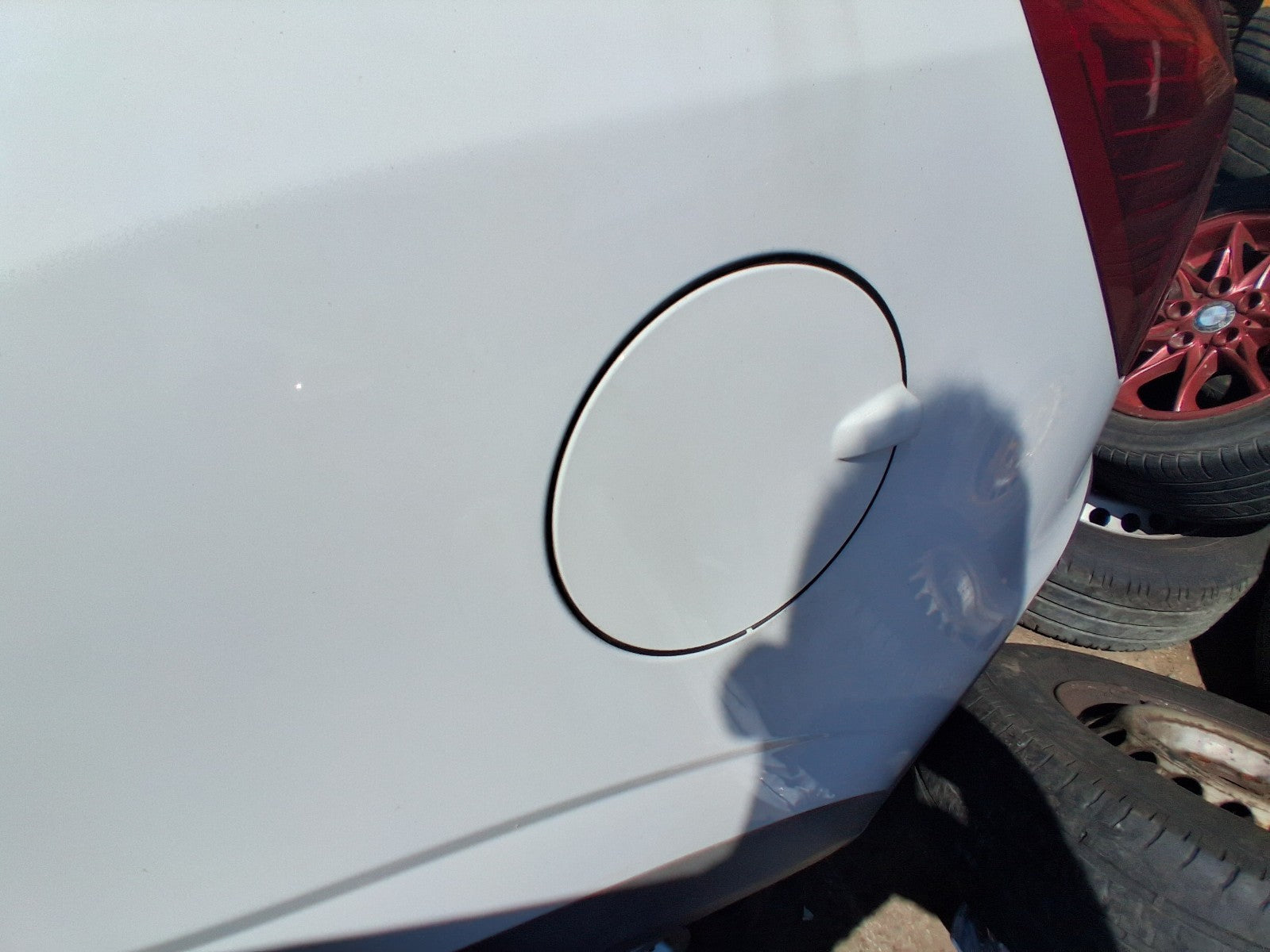 2015 VAUXHALL ANTARA MK1 FUEL FILLER FLAP WHITE