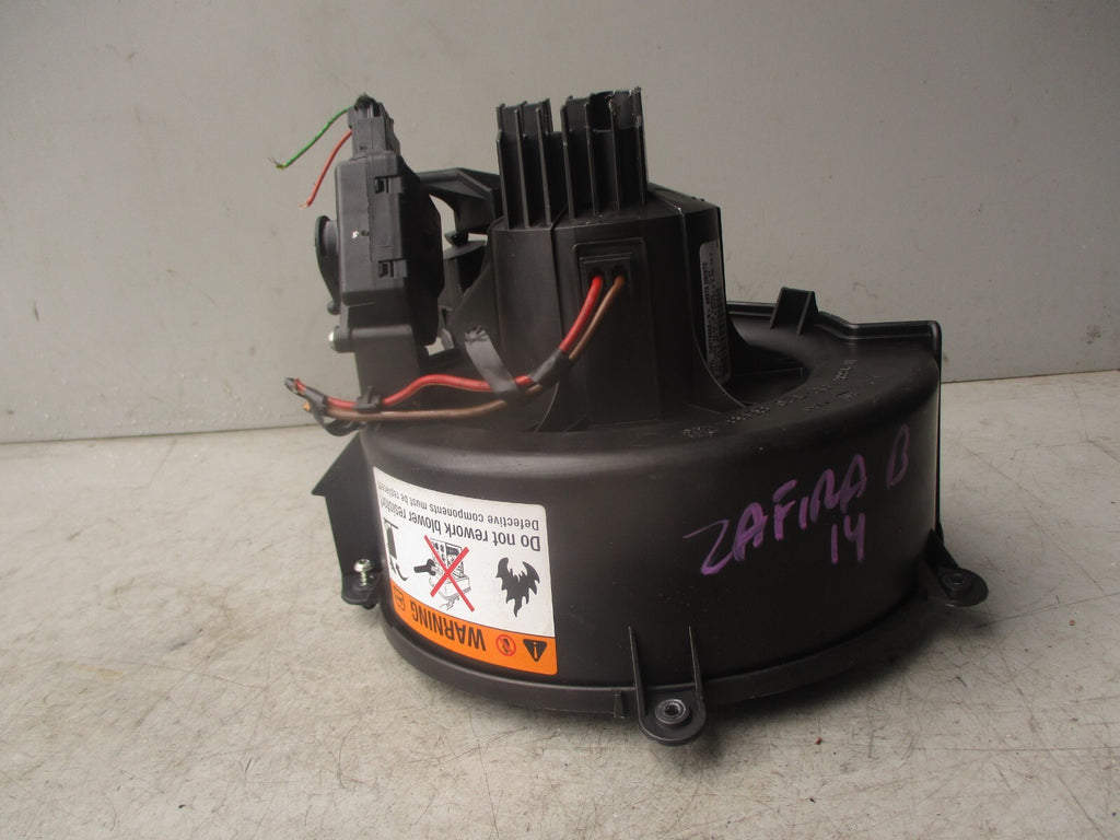 2014 VAUXHALL ZAFIRA B HEATER BLOWER MOTOR 309368000