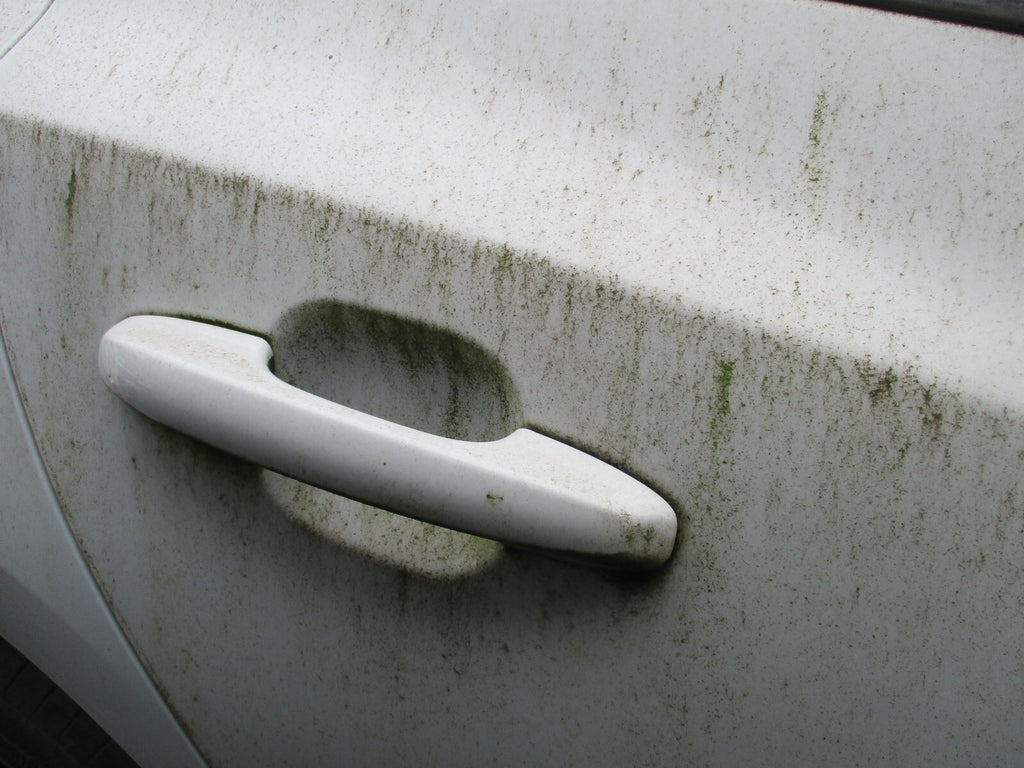 FORD FOCUS MK4 2021 OSR DRIVER SIDE REAR EXTERIOR DOOR HANDLE FROZEN WHITE 5J