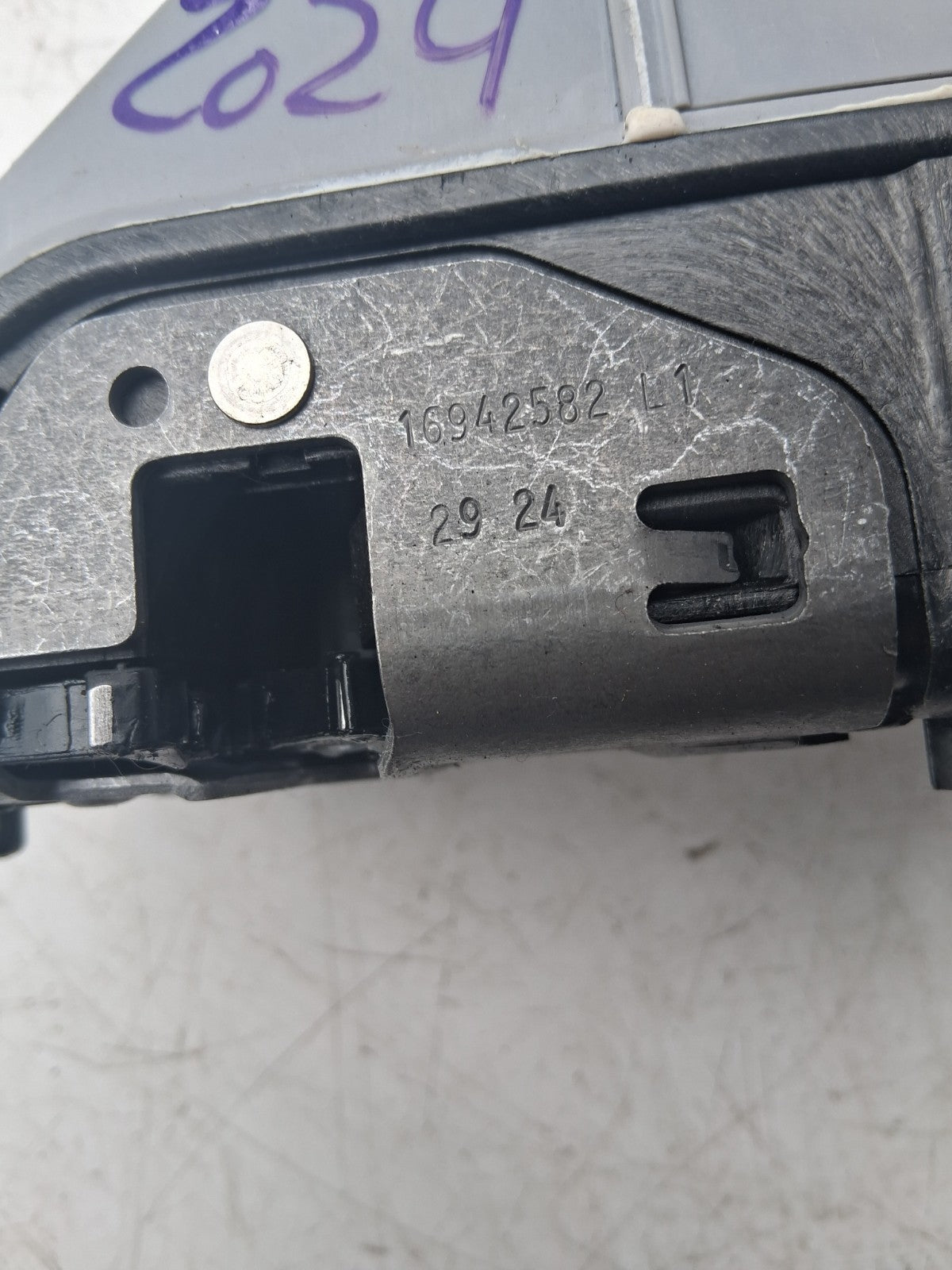 2024 CITROEN BERLINGO NSR NEAR PASSENGER LEFT REAR LOCK MECH MECHANISM 16943586