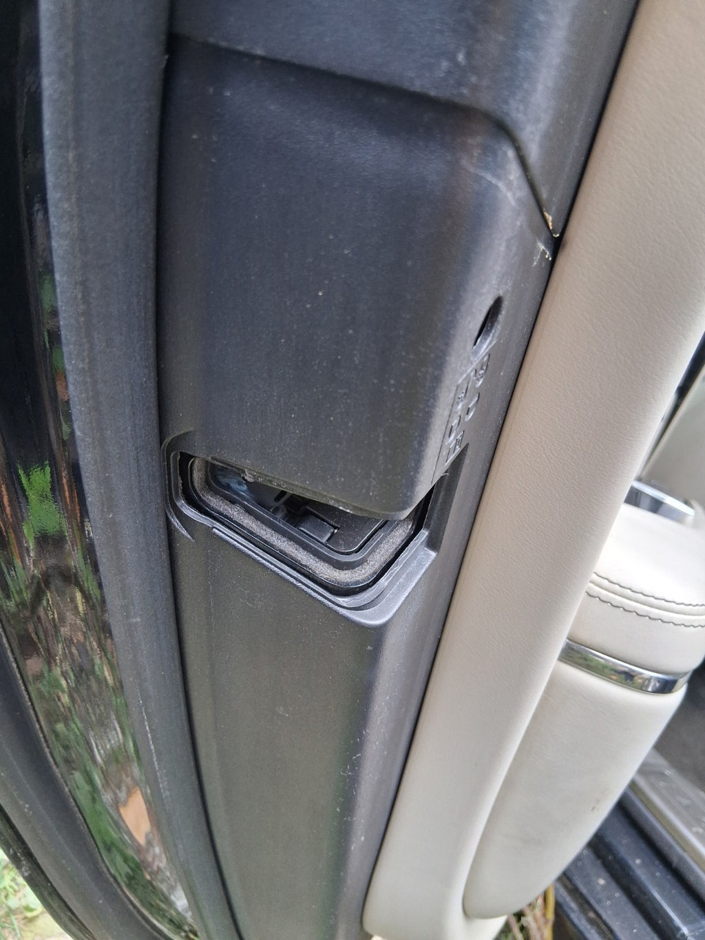 2012 JAGUAR XJ X351 NSR PASSENGER SIDE REAR LEFT DOOR LOCK MECHANISM