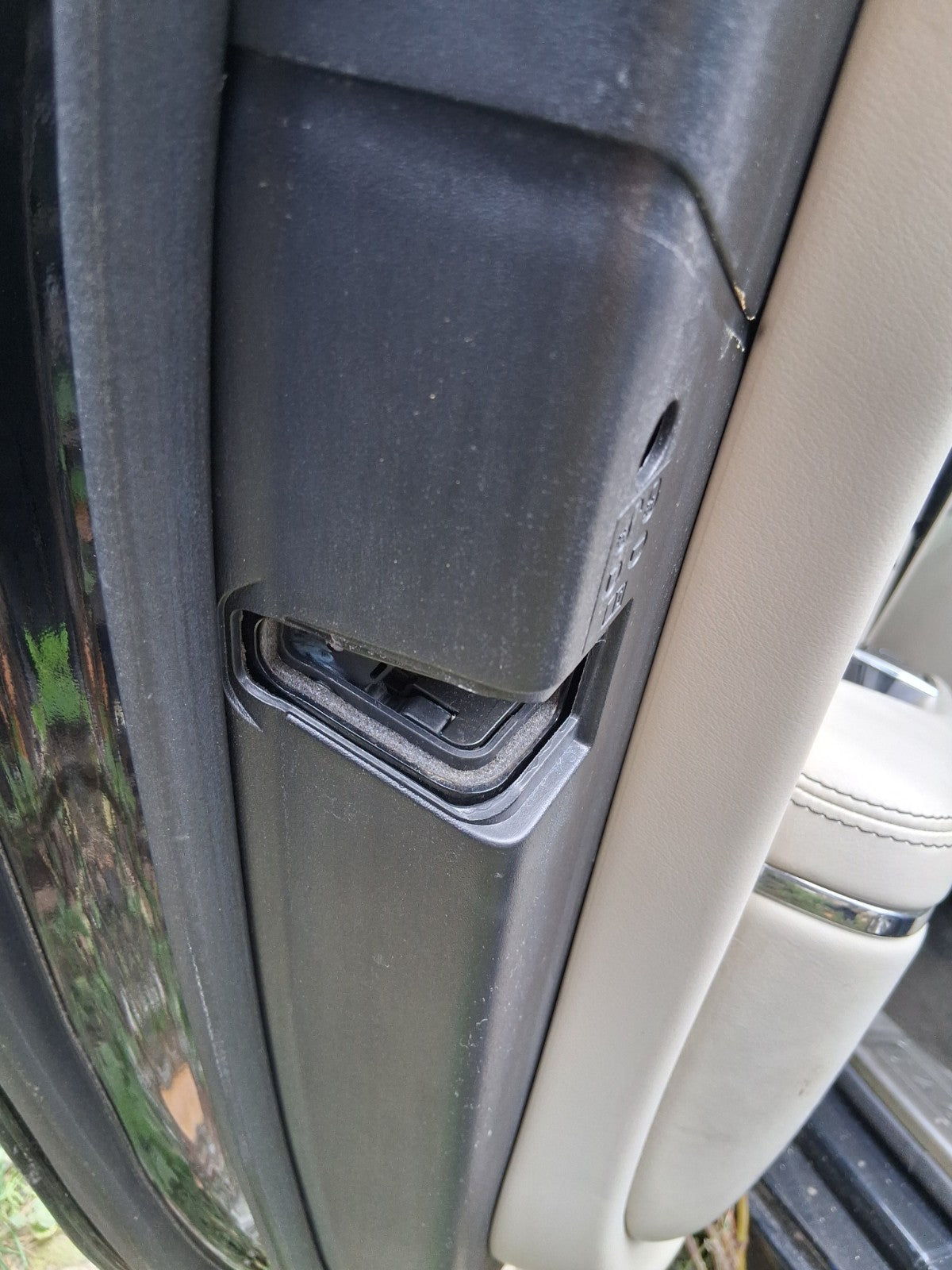2012 JAGUAR XJ X351 NSR PASSENGER SIDE REAR LEFT DOOR LOCK MECHANISM
