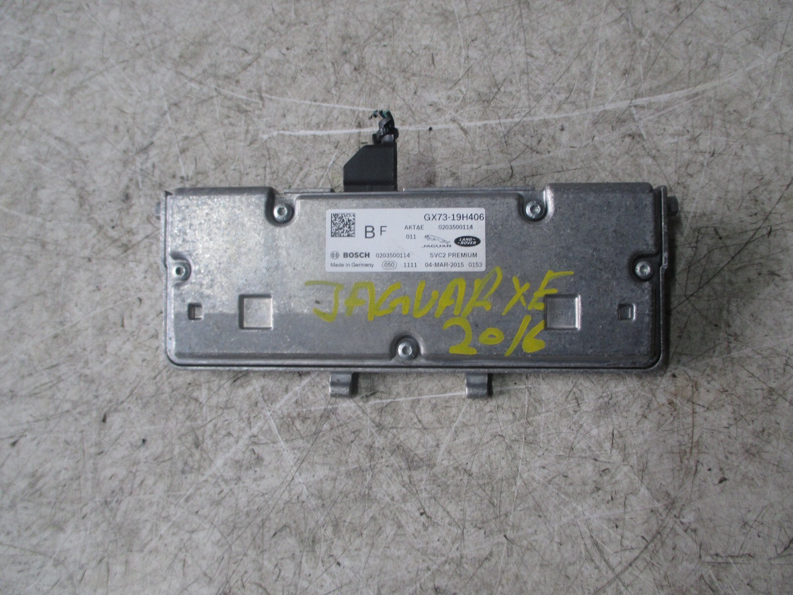 JAGUAR XE X760 2016 FRONT LANE ASSIST CAMERA CONTROL MODULE GX7319H406BF