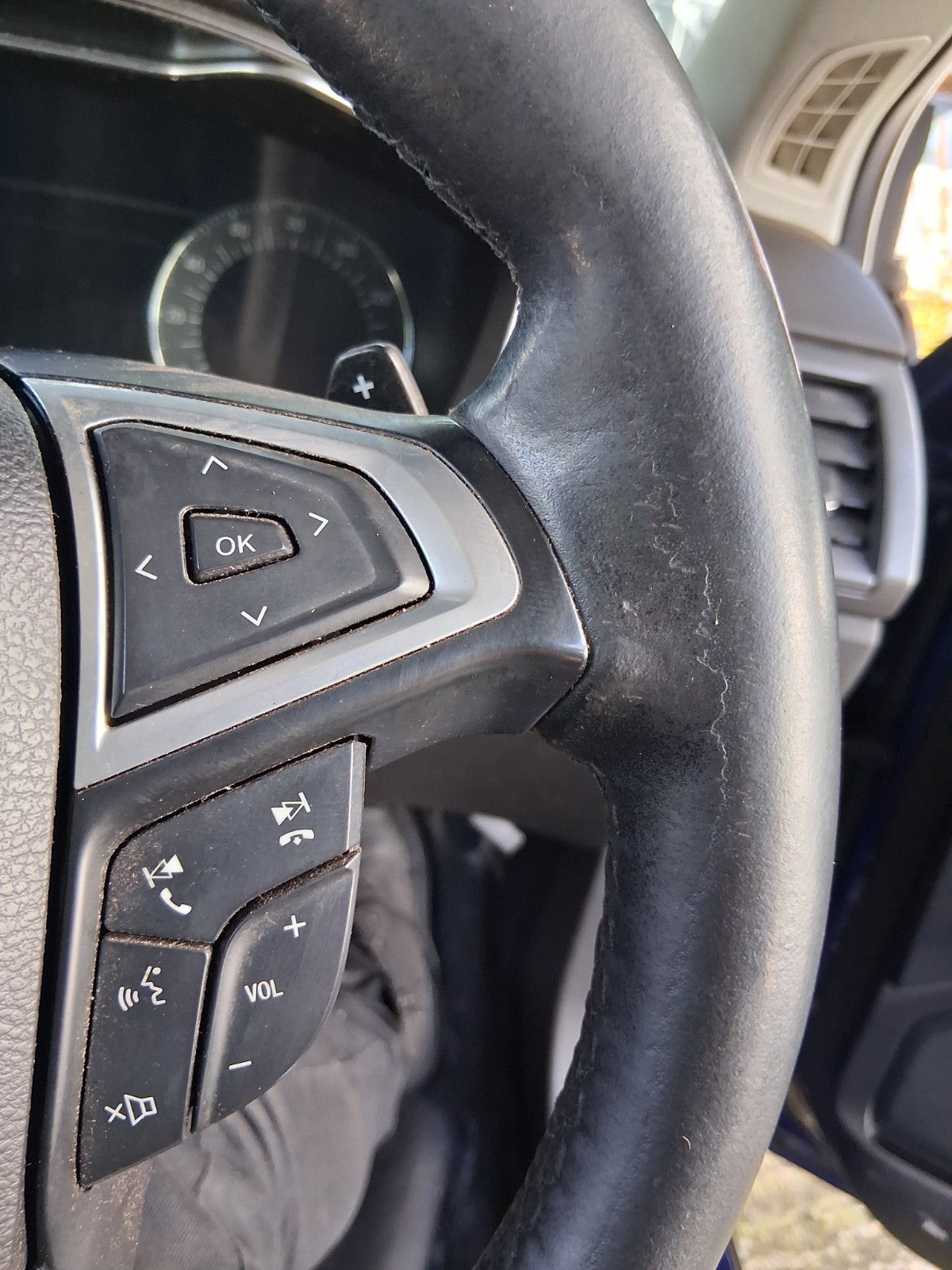 2016 FORD MONDEO MK5 HATCHBACK MULTIFUNCTIONAL STEERING WHEEL WITHOUT AIRBAG