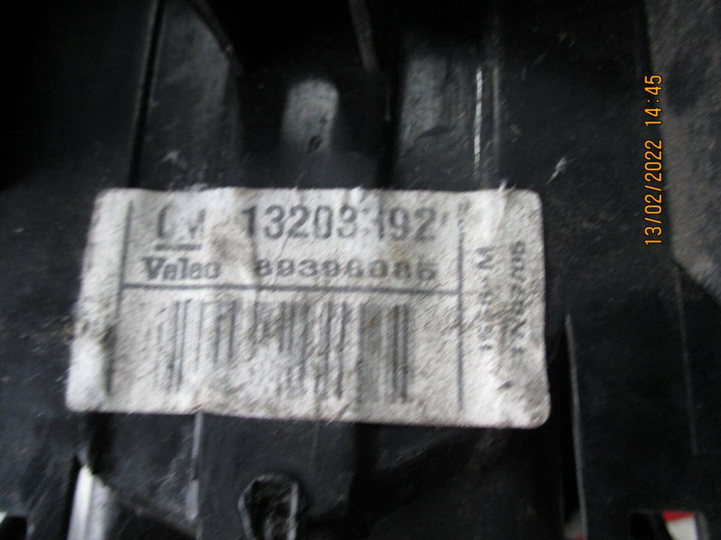 VAUXHALL MERIVA A 2005 MK1 OSR REAR DRIVER SIDE TAIL LIGHT