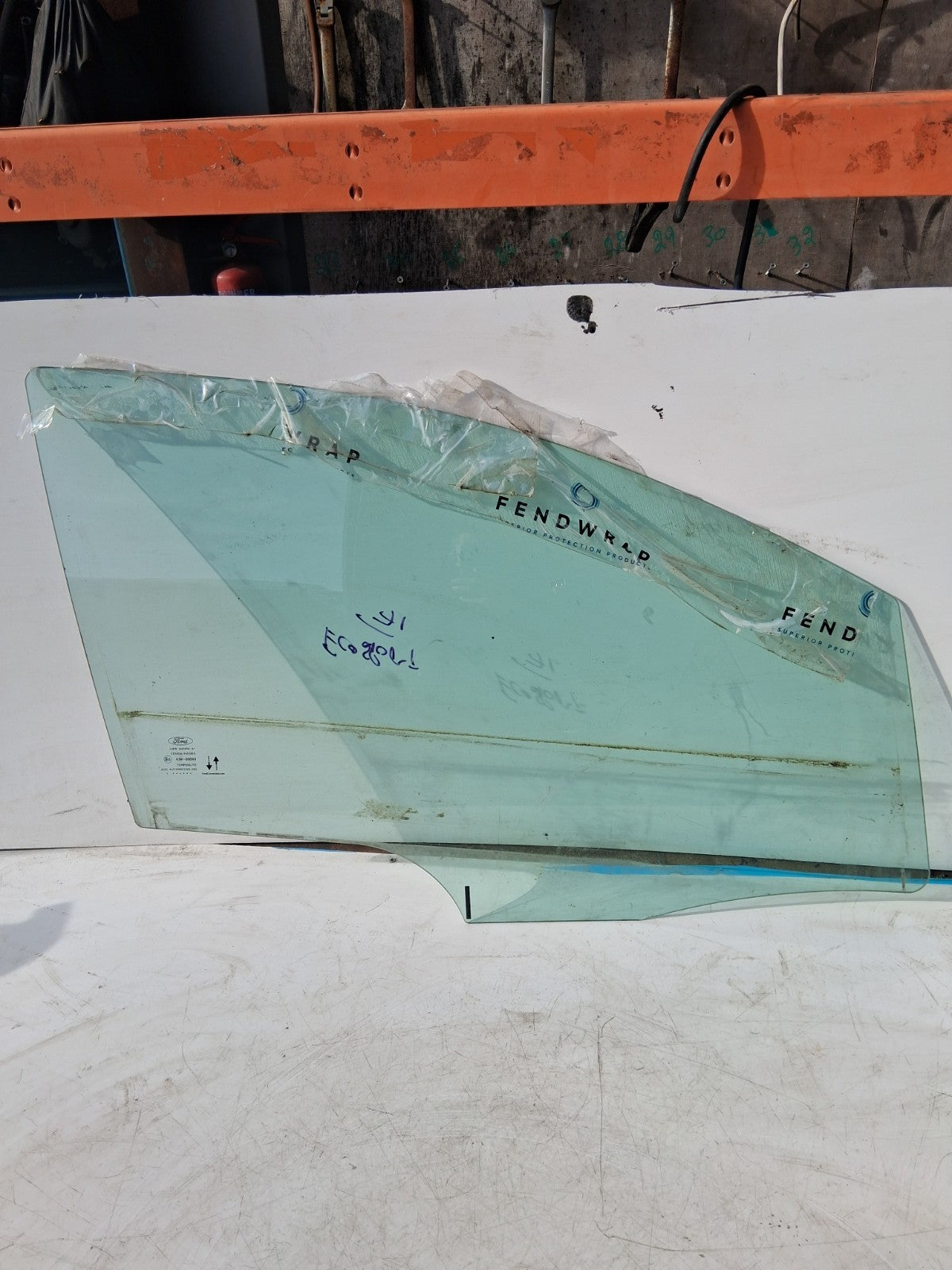 2021 FORD ECOSPORT 71 OSF OFF DRIVER RIGHT SIDE DOOR WINDOW GLASS 43R00049
