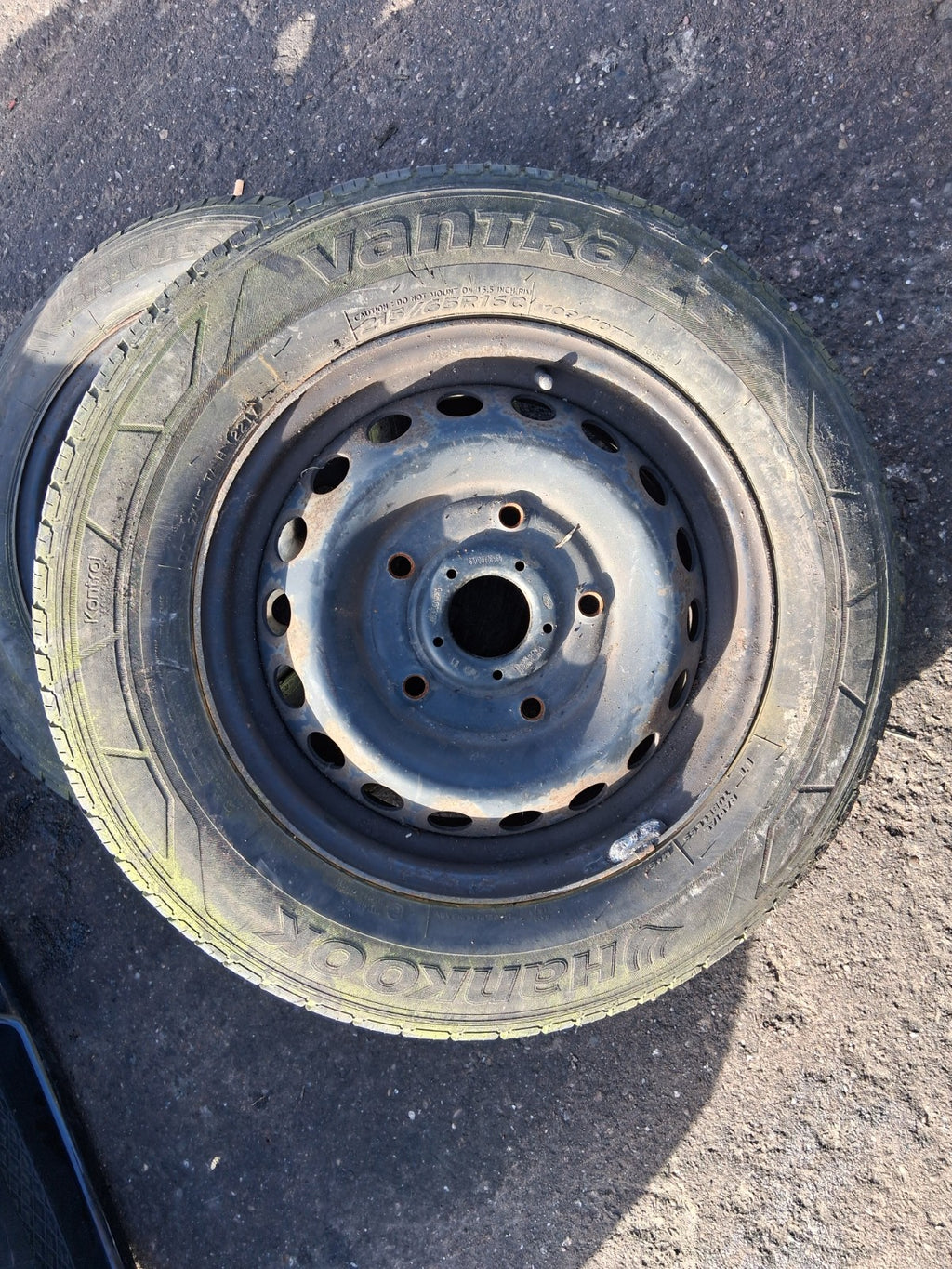 2021 FORD TRANSIT MK8 16 INCH STEEL WHEEL WITH TYRE 215/65R16