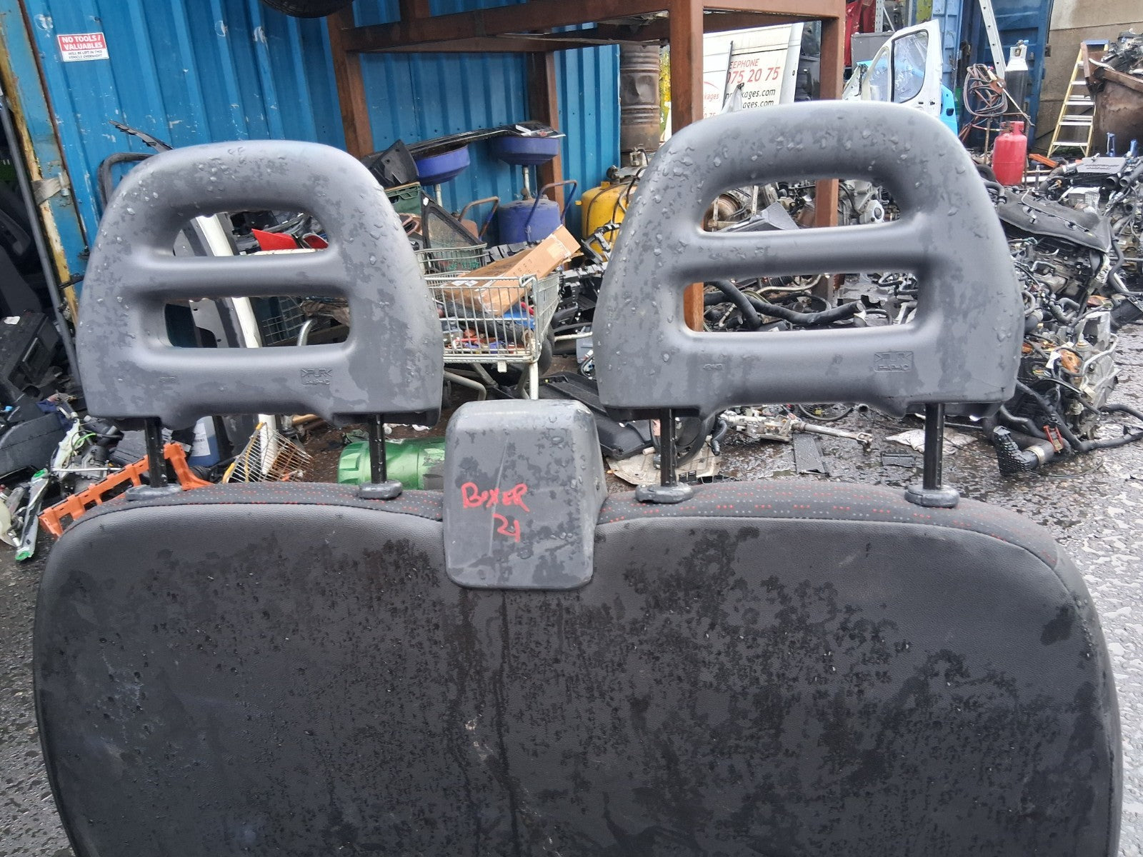 2021 PEUGEOT BOXER MK3 NS PASSENGER SIDE FRONT LEFT TWIN DOUBLE SEAT FABRIC