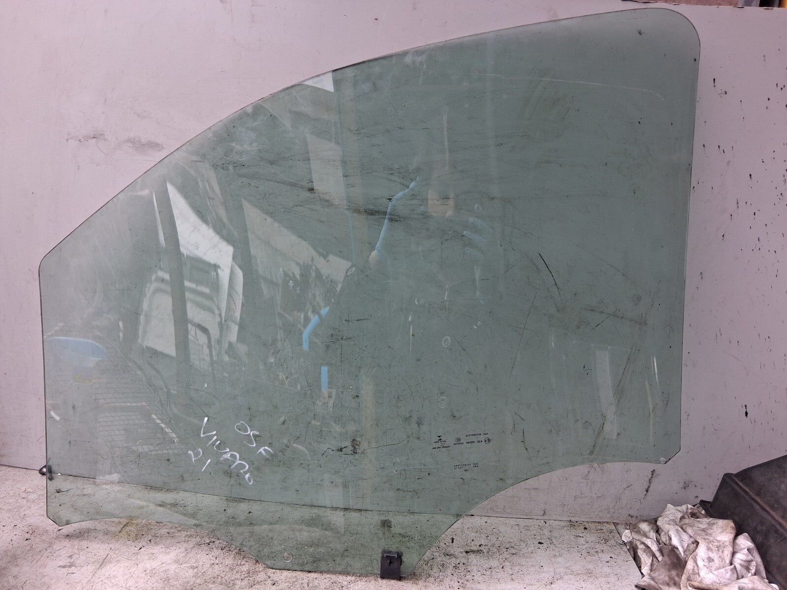 2021 VAUXHALL VIVARO OSF DRIVER SIDE FRONT RIGHT WINDOW GLASS 43R00049