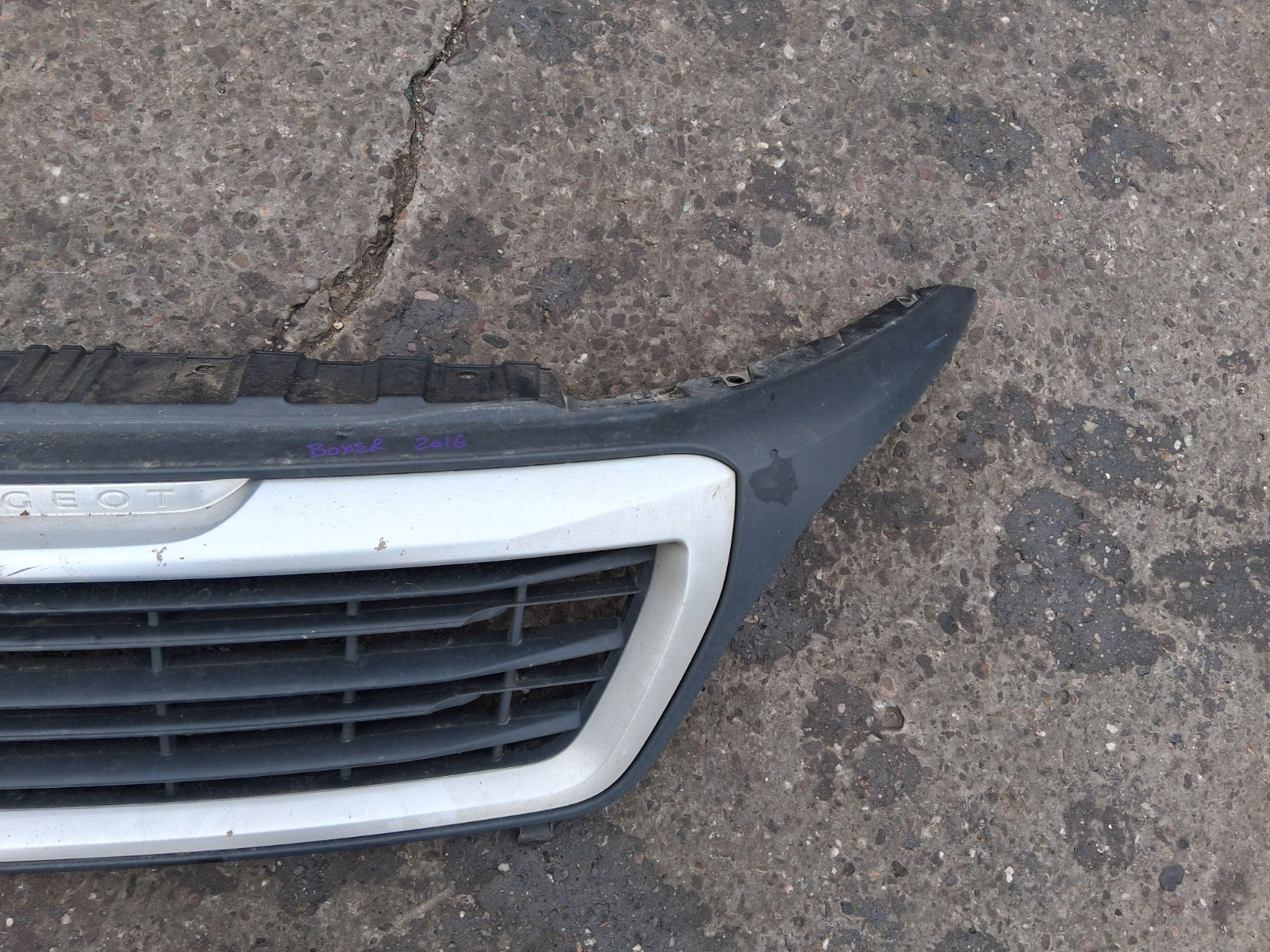 2016 PEUGEOT BOXER MK3 FRONT BUMPER GRILL CHROME GRILLE BADGE