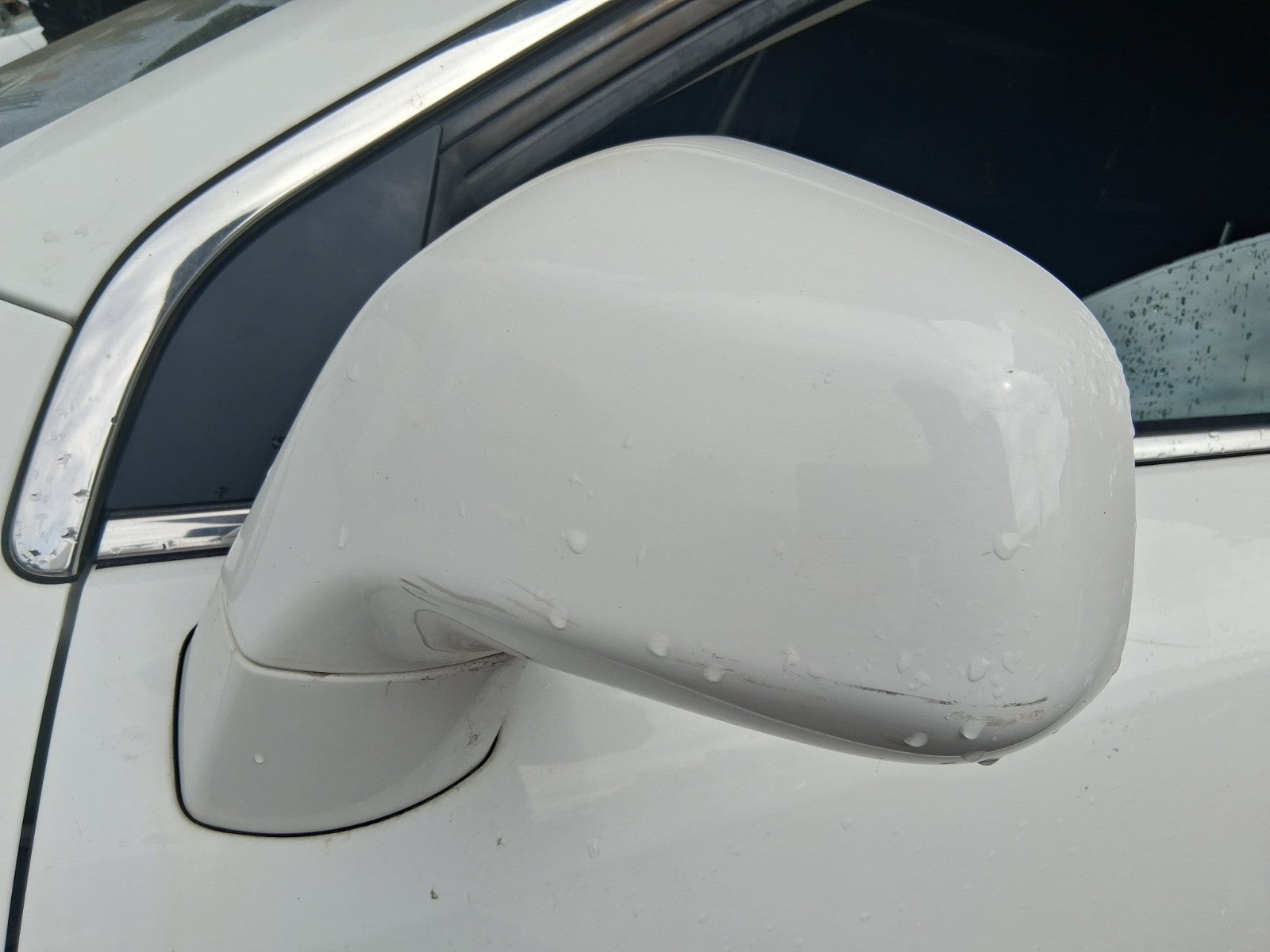 2015 VAUXHALL ANTARA MK1 NSF PASSENGER SIDE FRONT MANUAL FOLD WING MIRROR WHITE