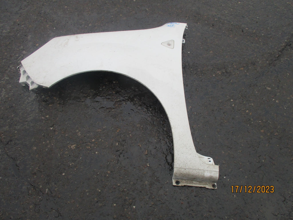 2010 RENAULT KANGOO MK2 NS PASSENGER SIDE FRONT WING PANEL WHITE