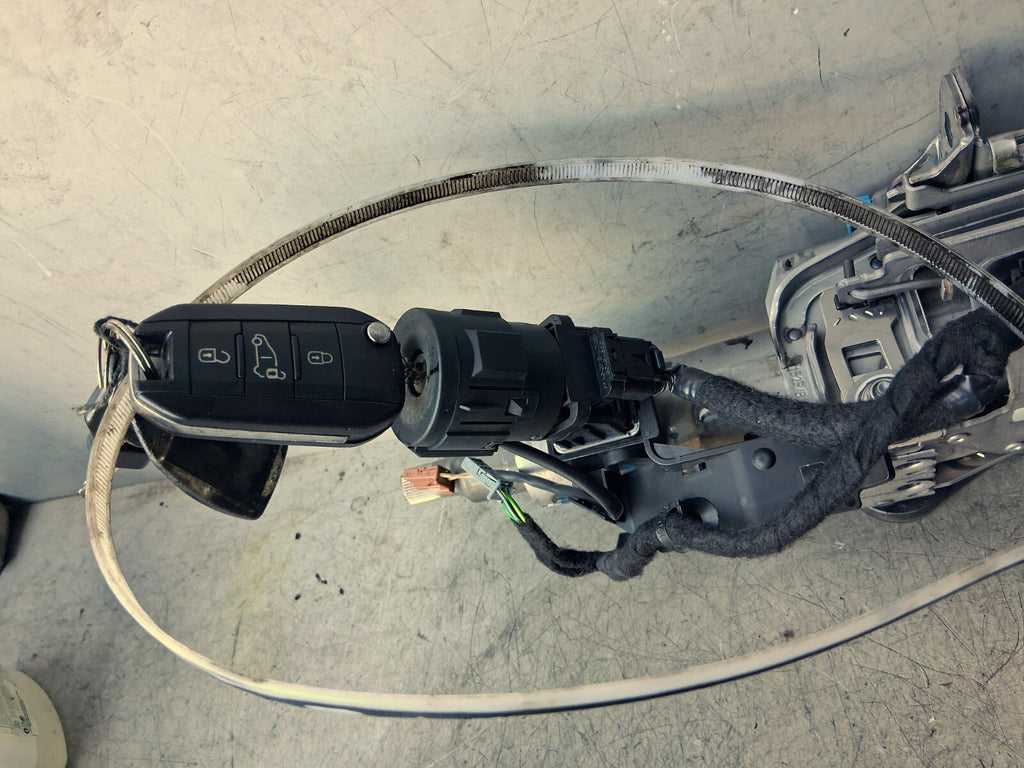 2023 CITROEN BERLINGO MK3 STEERING COLUMN IGNITION BARREL WITH KEY 9820460577