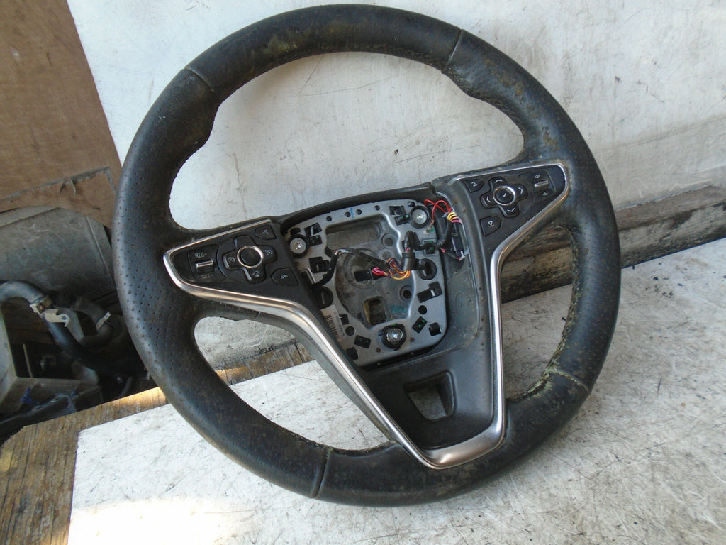 VAUXHALL INSIGNIA A 2014 3 SPOKE MULTIFUNCTION STEERING WHEEL 23191532