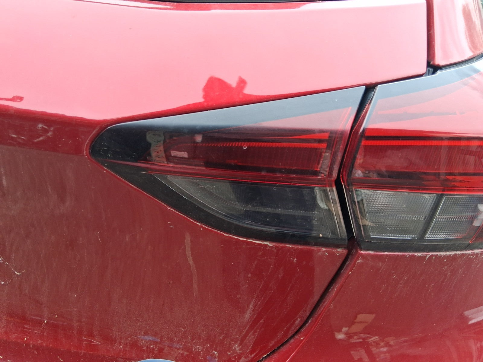 2020 VAUXHALL CORSA F HATCHBACK OSR DRVER SIDE REAR INNER TAIL LIGHT LAMP