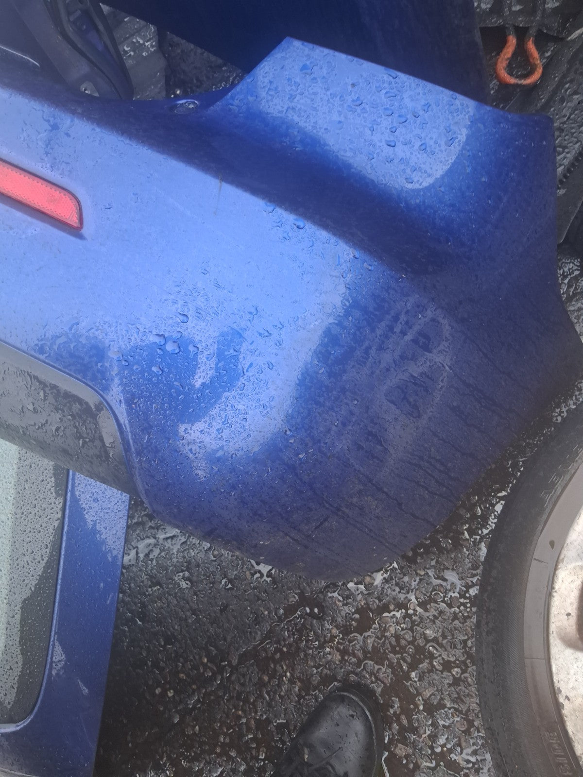 2008 MAZDA 3 BL TAKARA COMPLETE REAR BUMPER BLUE