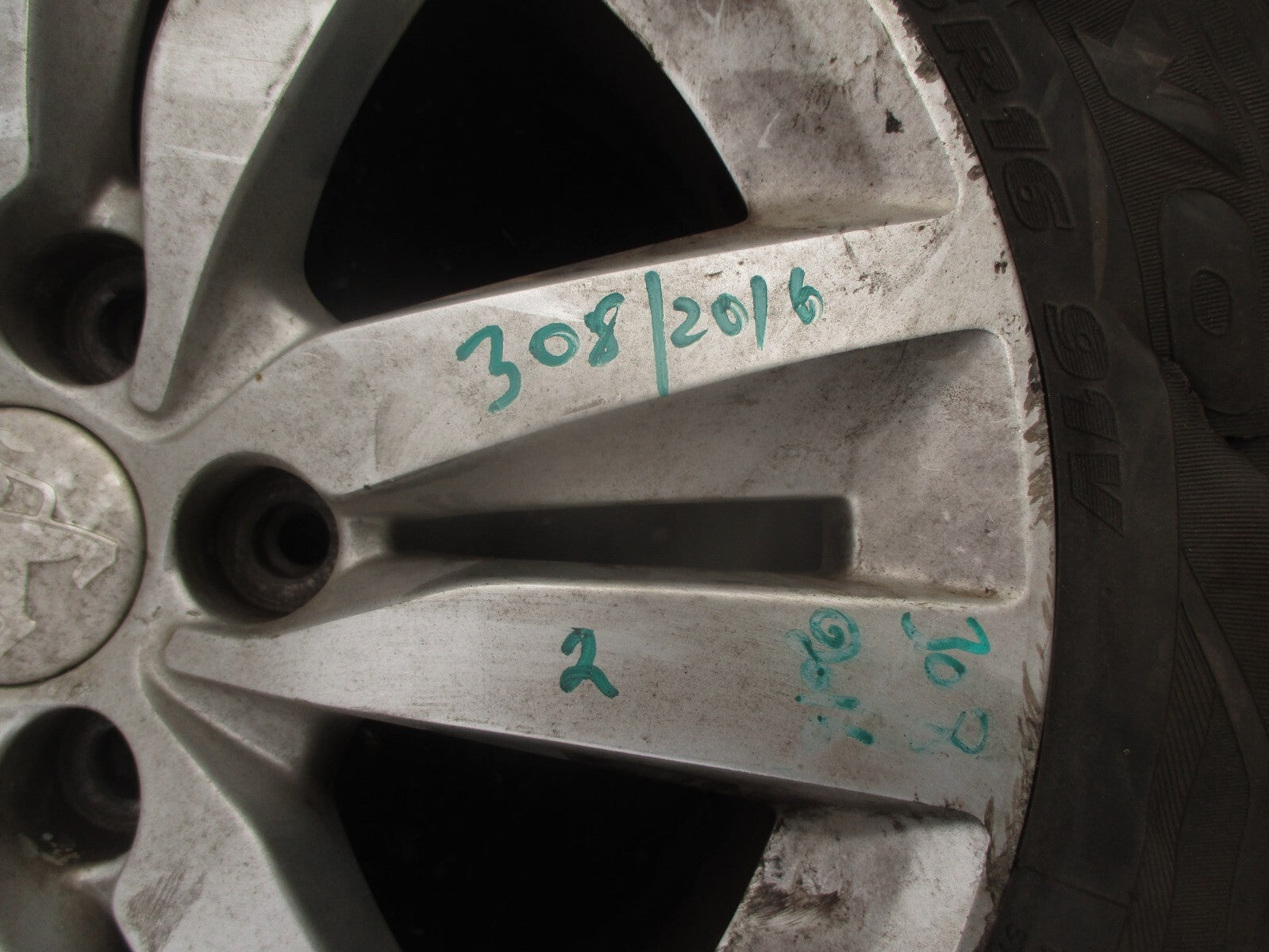 2014 PEUGEOT 308 MK2 16 INCH ALLOY WHEEL 205/55R16 REF 2