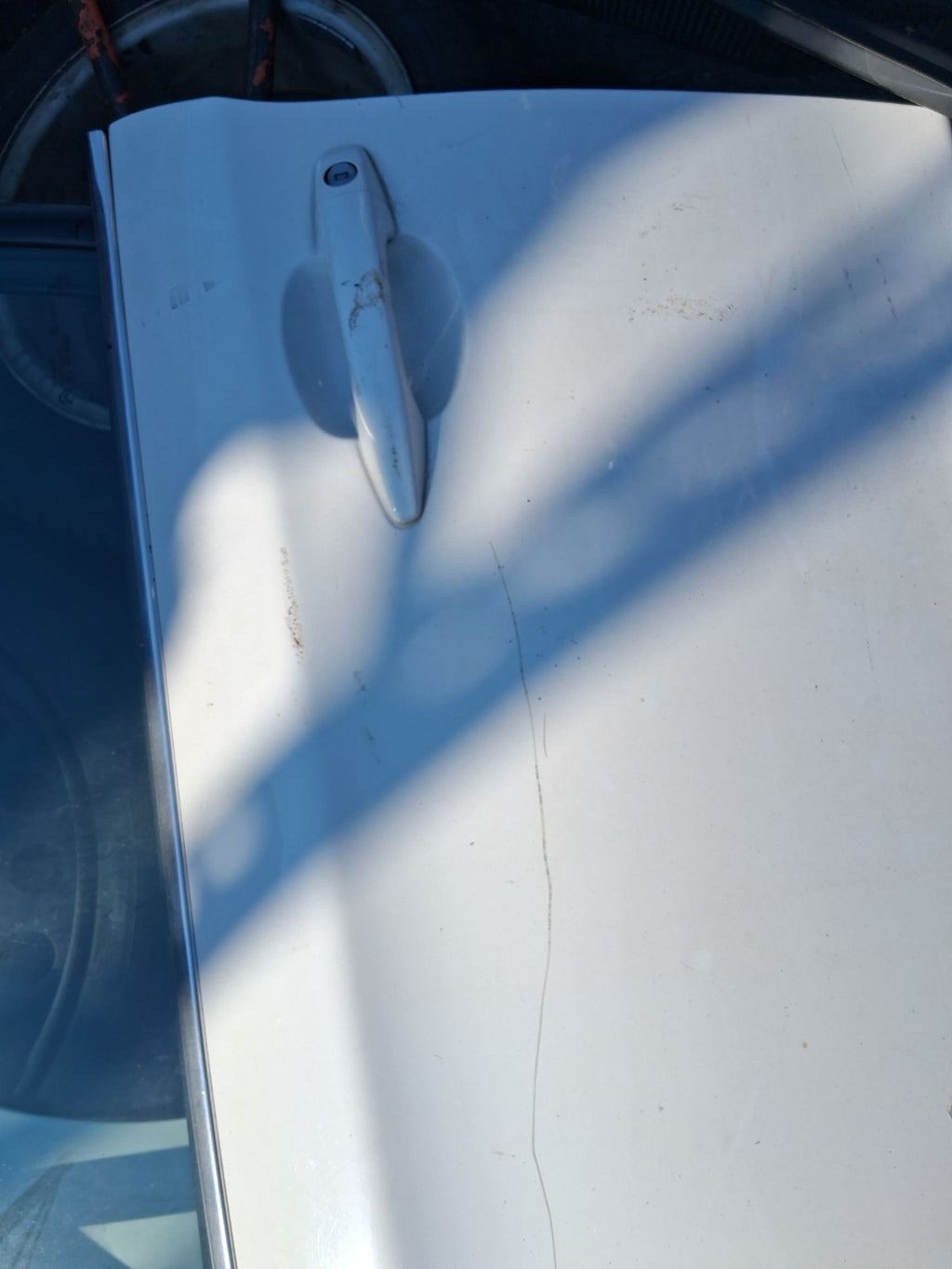 2013 CITROEN C4 MK2 NSF PASSENGER SIDE FRONT LEFT COMPLETE DOOR WHITE