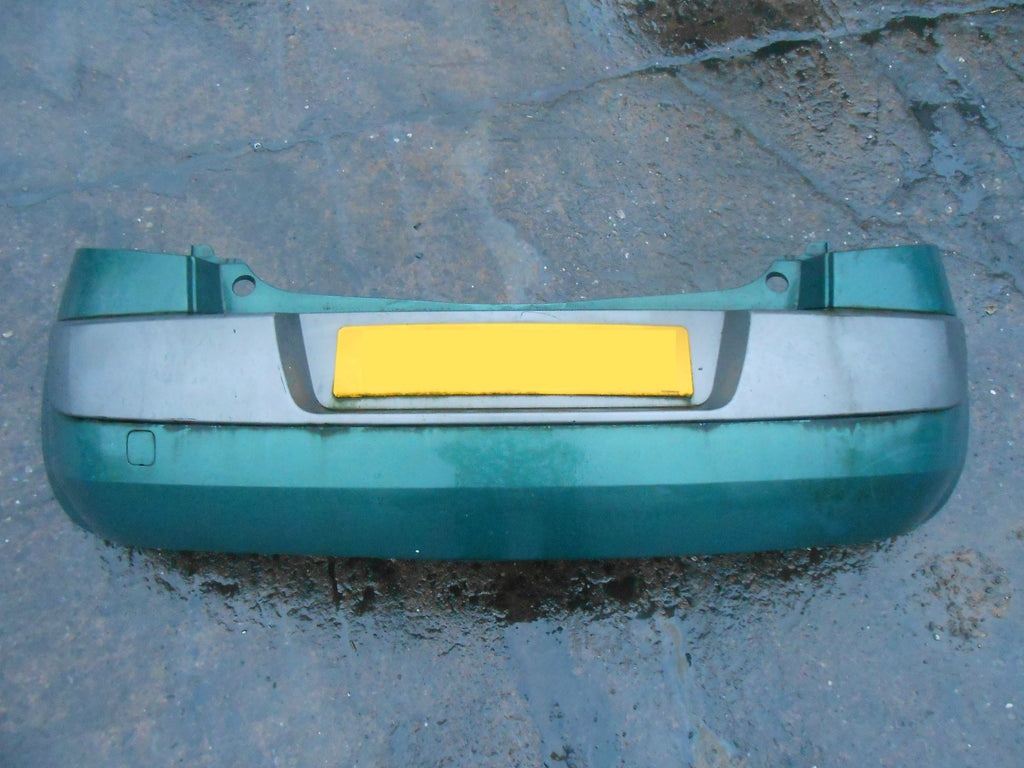 RENAULT MEGANE MK2 2003 COMPLETE REAR BUMPER GREEN