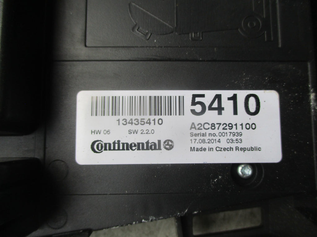 2014 VAUXHALL ZAFIRA C MK3 RADIO STEREO CONTROL SWITCH PANEL 13435410