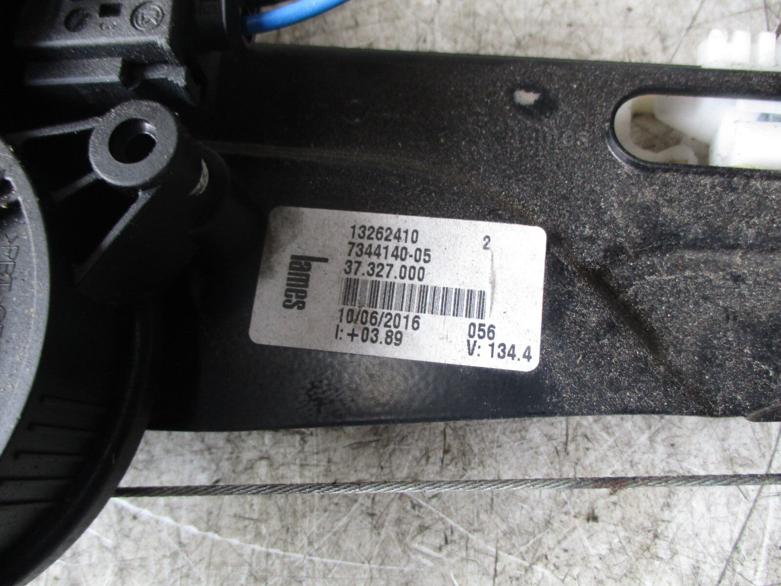 MINI CLUBMAN F54 2016 OSR DRIVER SIDE REAR WINDOW MOTOR REGULATOR 7344140