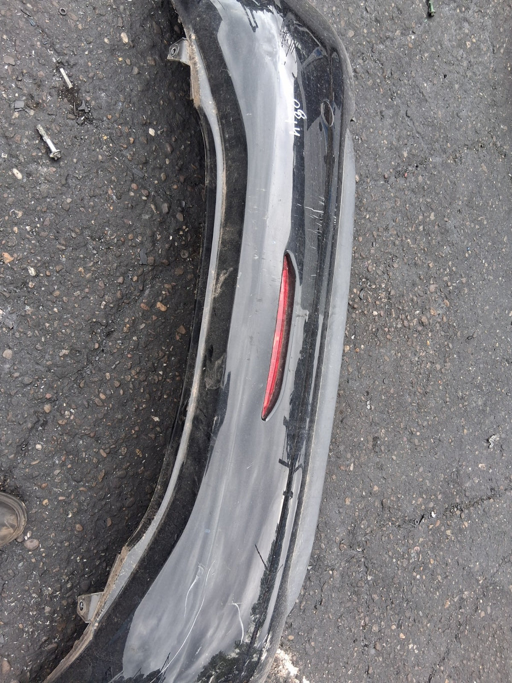 2014 PEUGEOT 208 COMPLETE REAR BUMPER PEARL BLACK KTV
