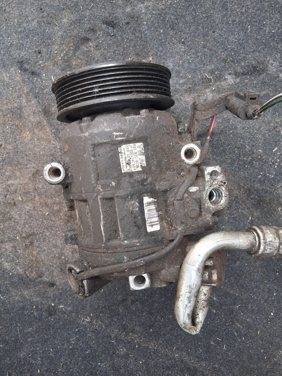 SEAT IBIZA MK3 2006 1.2 PETROL AIR CON AC COMPRESSOR 6Q0820803K