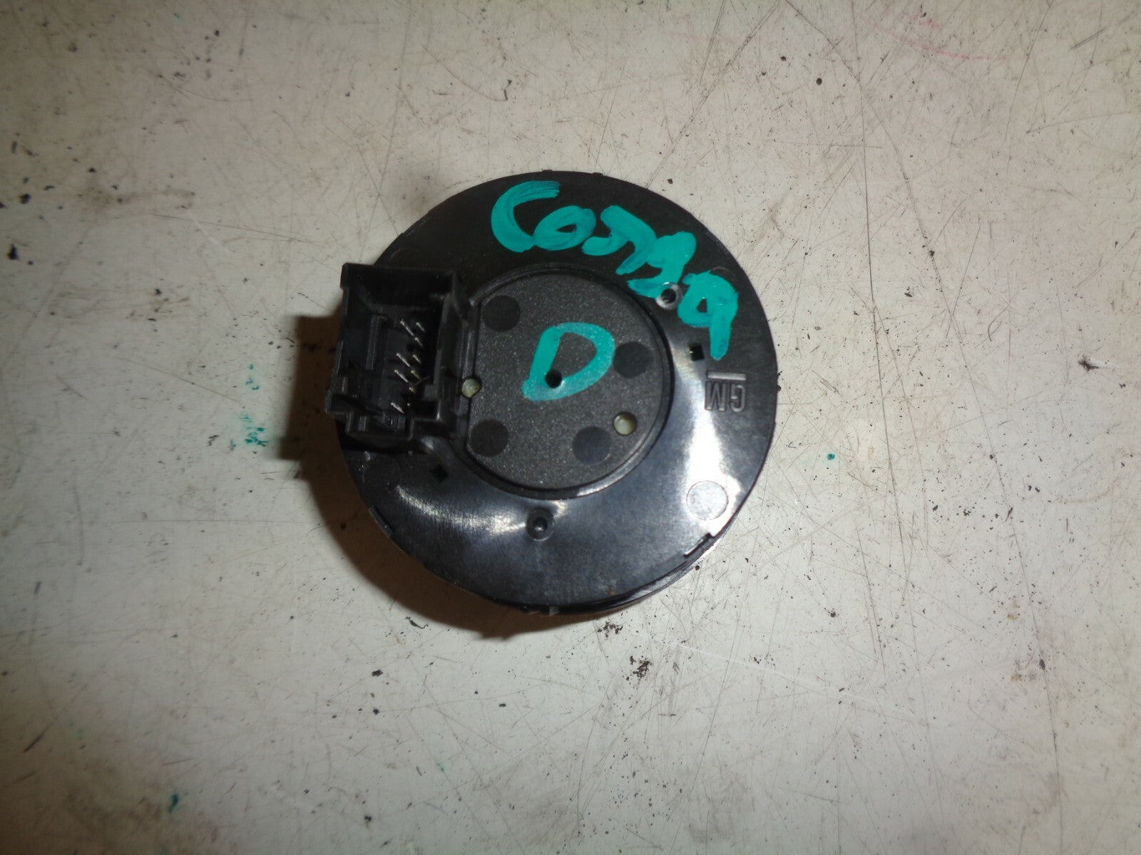 VAUXHALL CORSA D 2008 HEADLIGHT FOG LIGHT CONTROL SWITCH 13249401