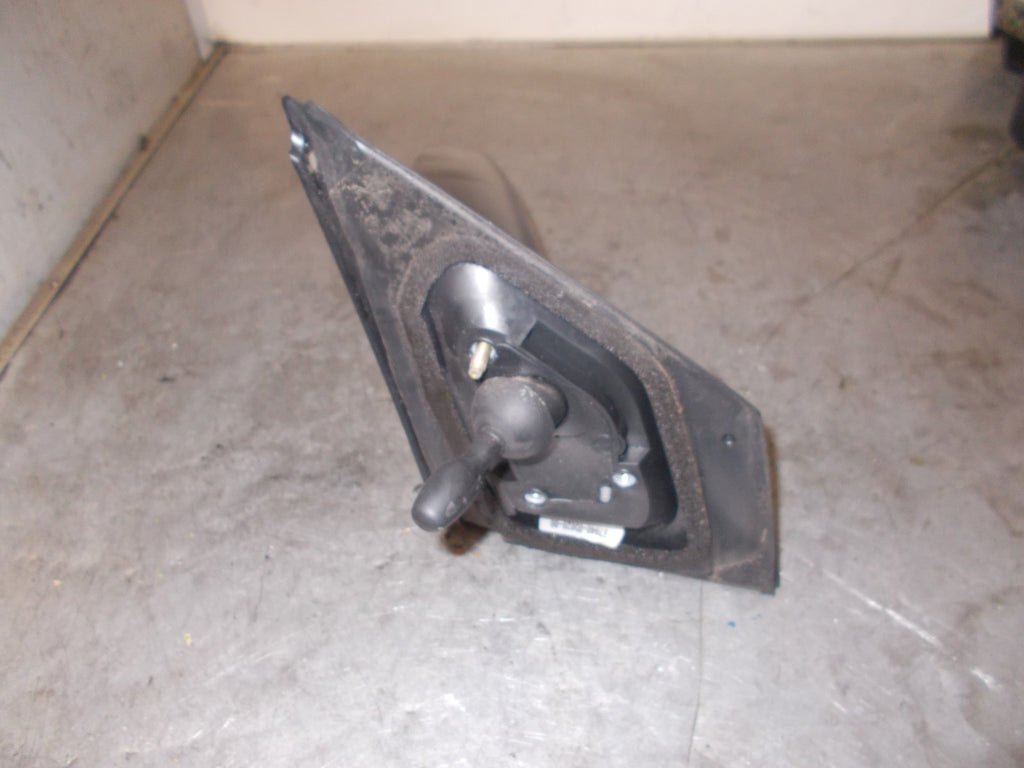 TOYOTA YARIS 2003 NS PASSENGER SIDE MANUAL WING MIRROR BLACK 879400D02000