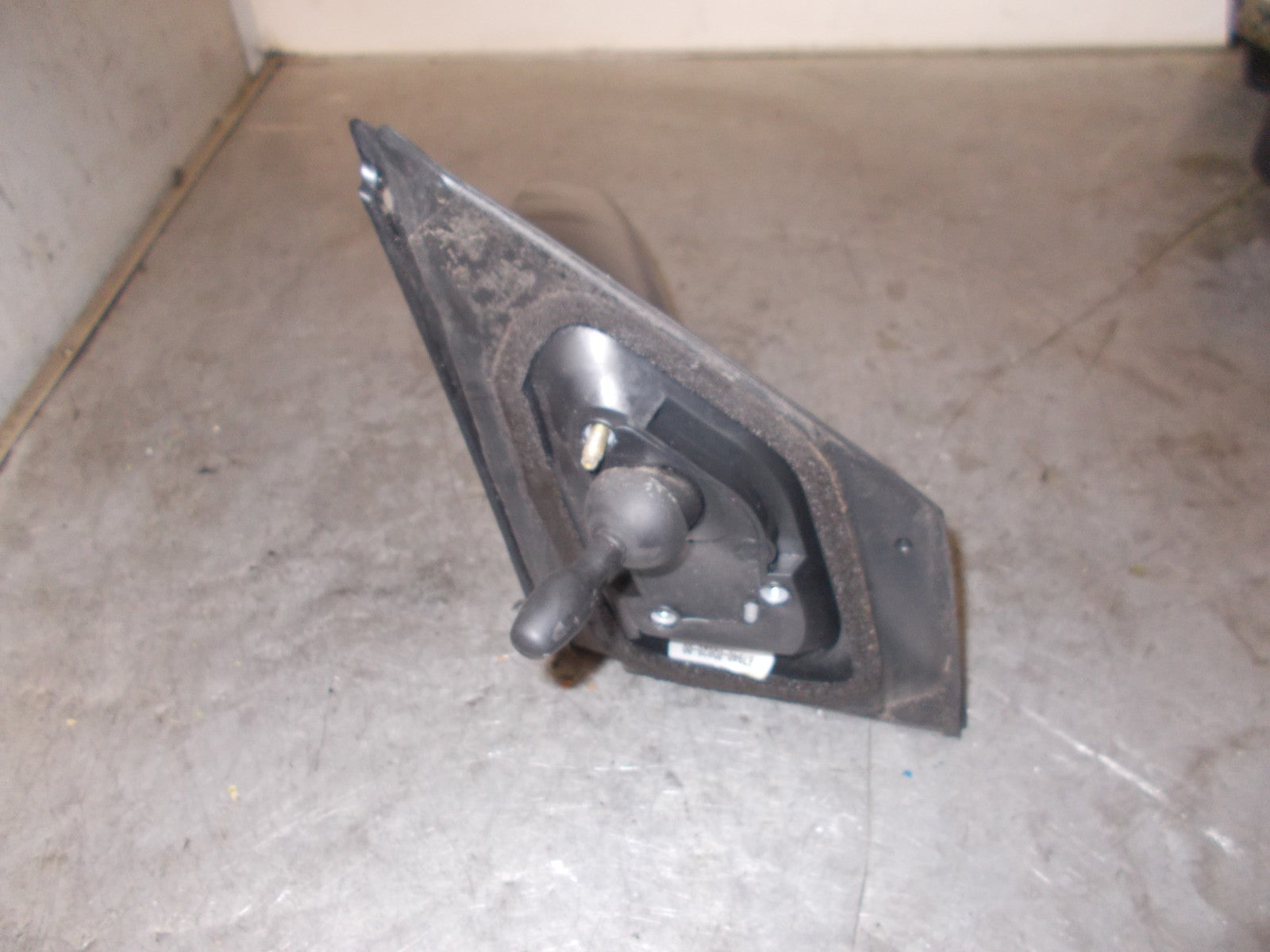 TOYOTA YARIS 2003 NS PASSENGER SIDE MANUAL WING MIRROR BLACK 879400D02000