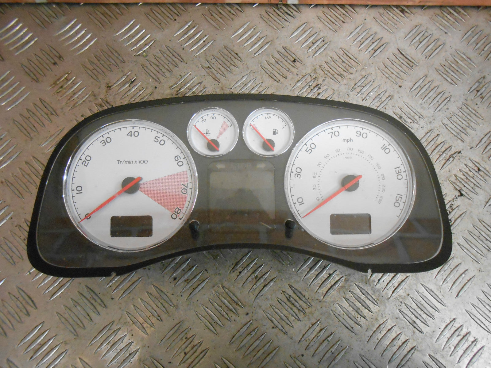 PEUGEOT 307 CC 2006 2.0 16V RFN CLOCKS SPEEDO INSTRUMENT CLUSTER 9655926080