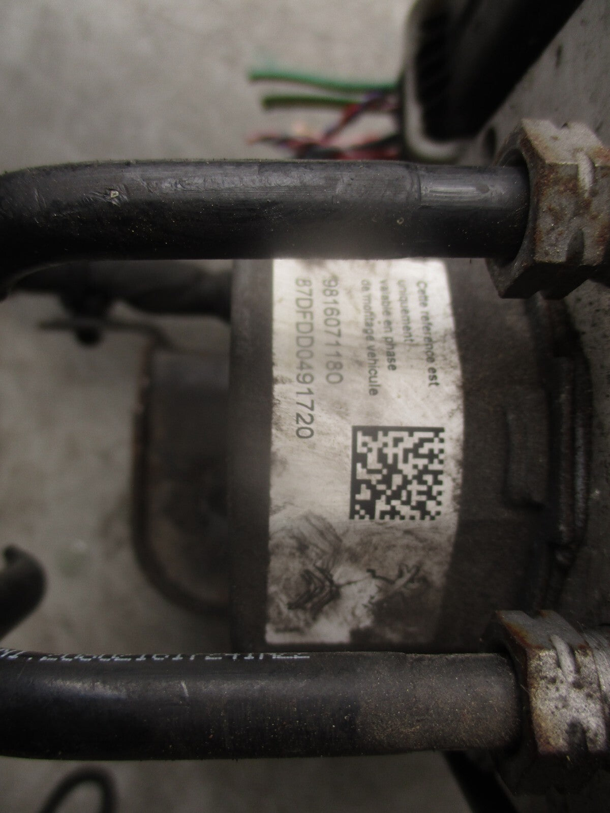 2014 PEUGEOT 308 MK2 1.6 DIESEL ABS PUMP CONTROL MODULE 9816071180