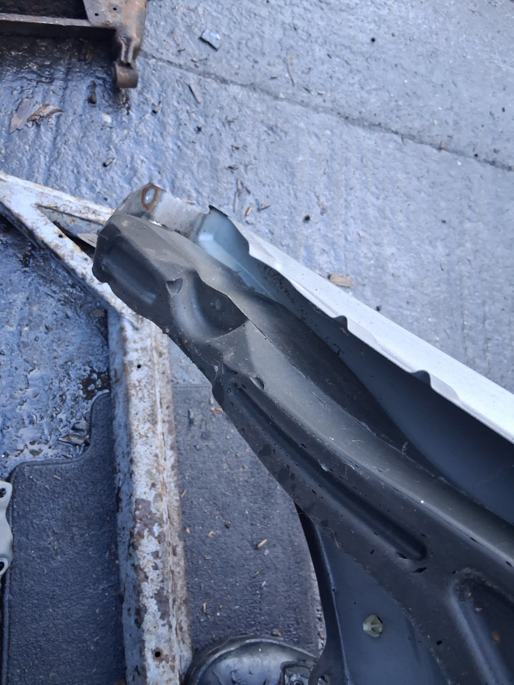 2013 MAZDA CX 5 MK1 NSF PASSENGER SIDE FRONT LEFT WING PANEL LIQUID SILVER P38