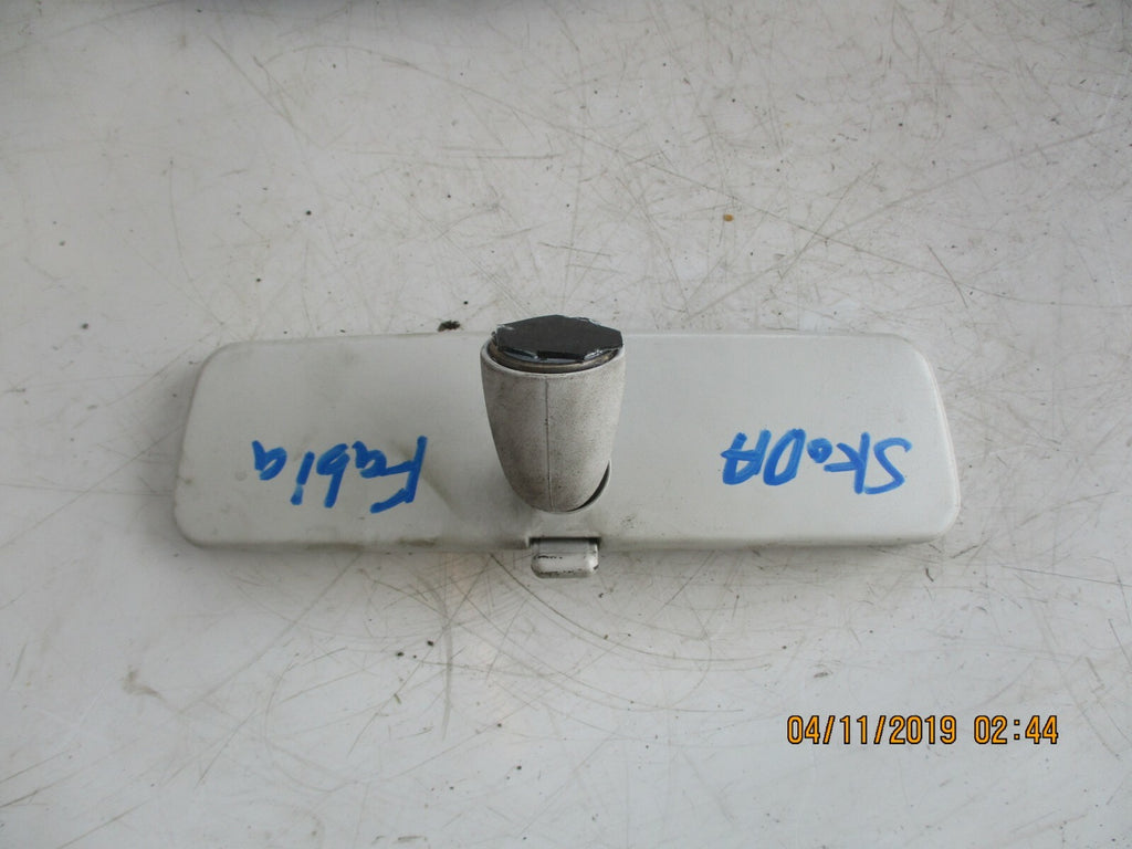 SKODA FABIA 5Y MK1 2005 INTERIOR REAR VIEW MIRROR BEIGE