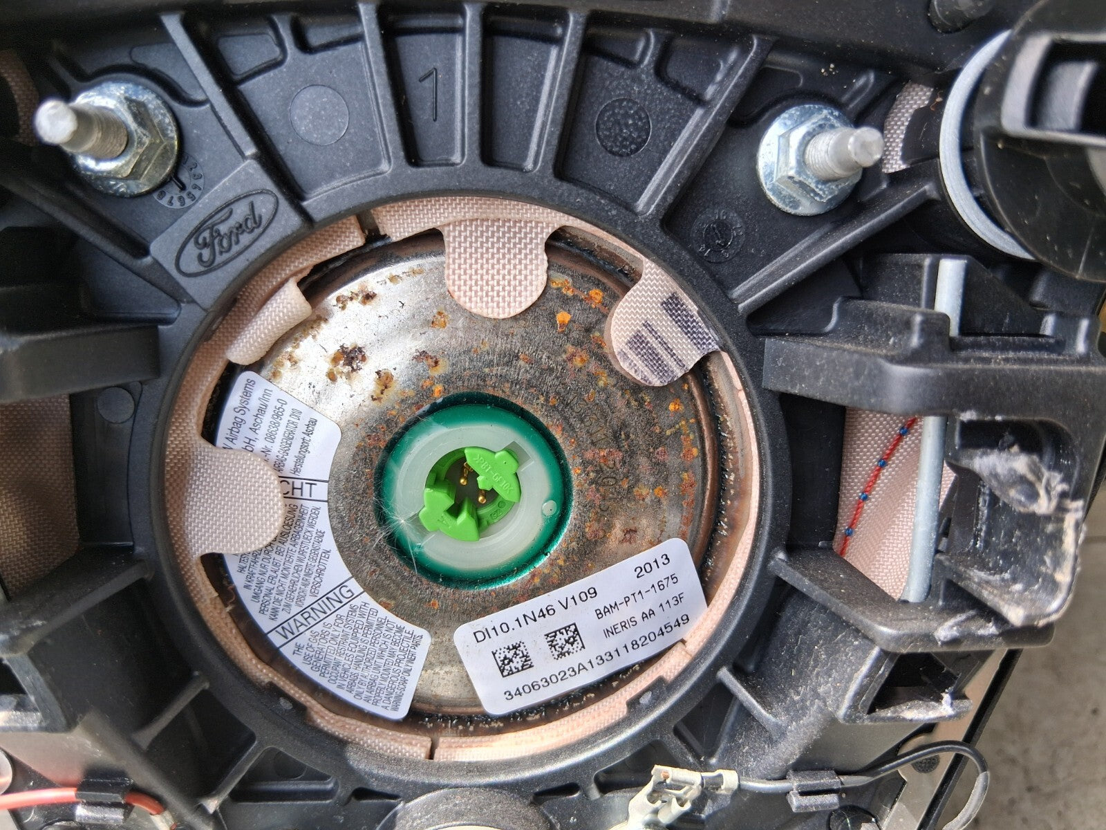 2013 FORD KUGA MK2 STEERING WHEEL SRS AIR BAG
